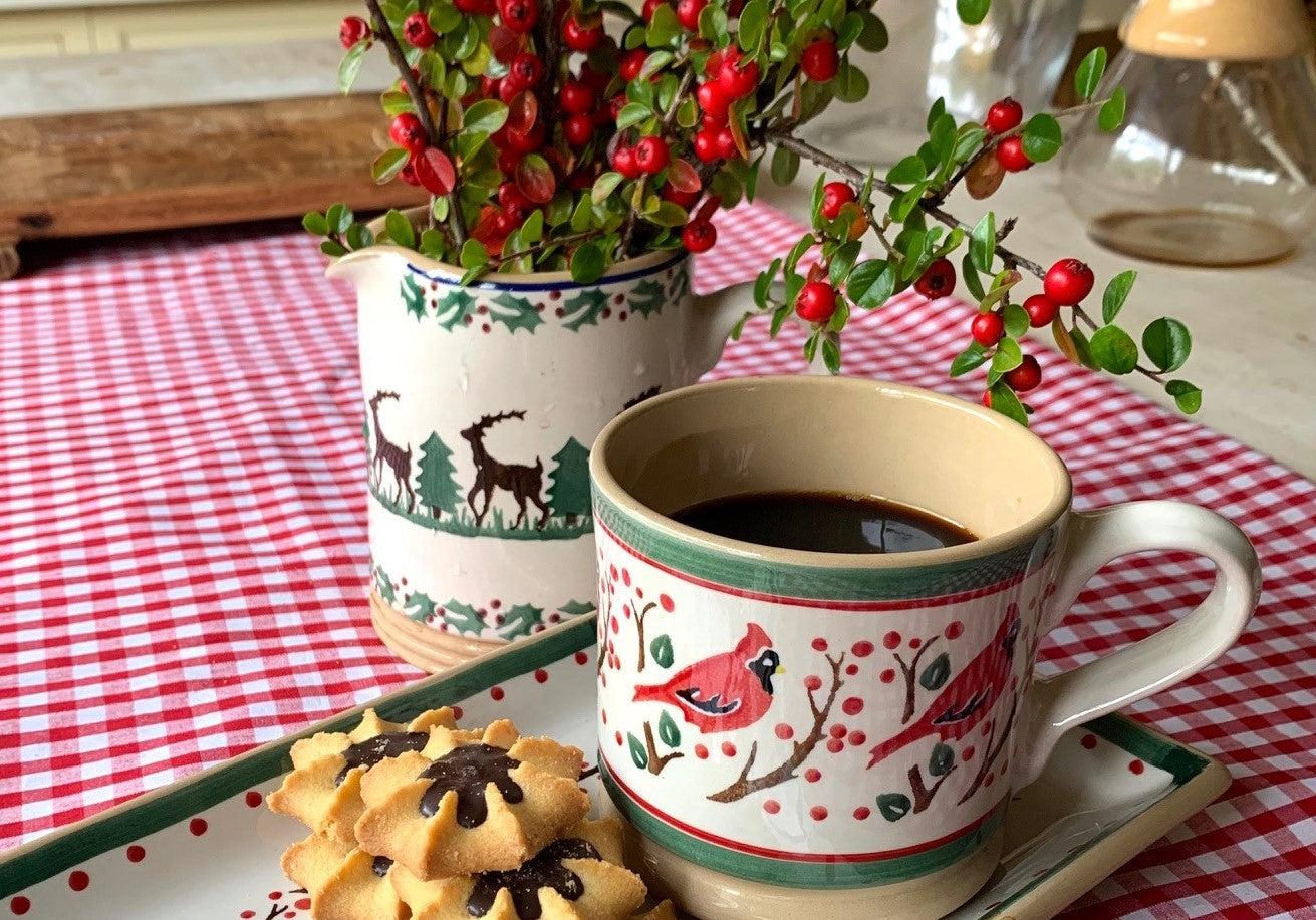 Berry Bird Mug and Plate