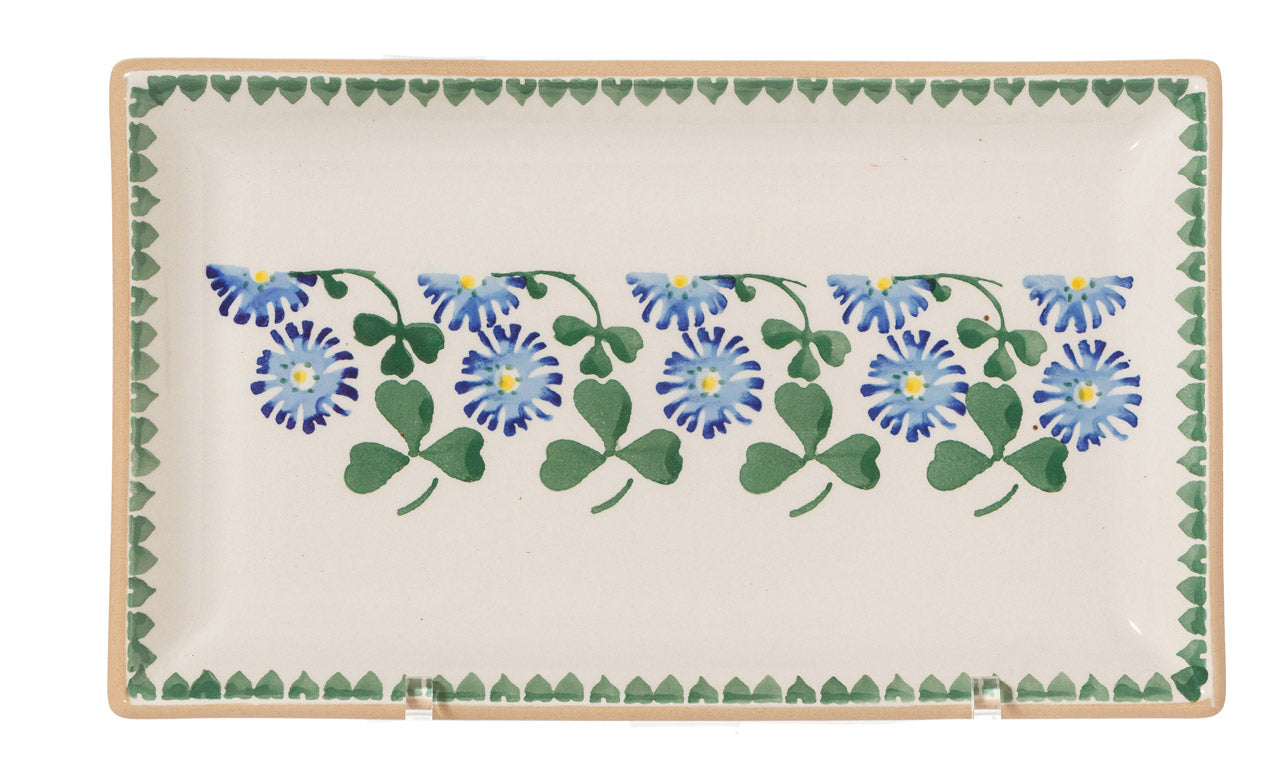 Our superb Medium Rectangular Plates collection from NicholasMosse.com, handcrafted Irish spongeware pottery from Kilkenny