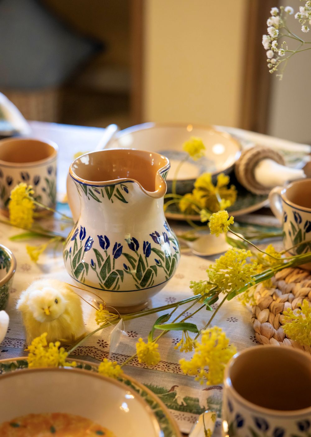 Blue Blooms pattern handmade Irish design Nicholas Mosse Pottery Ireland