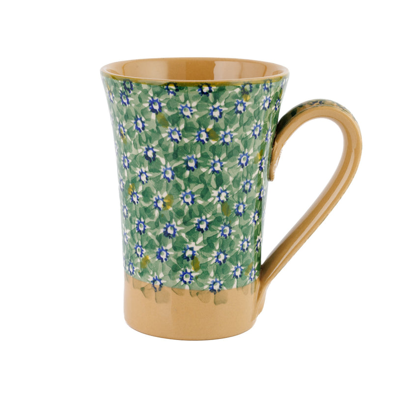 Tall Mug Lawn Green Nicholas Mosse Pottery handcrafted spongeware Ireland