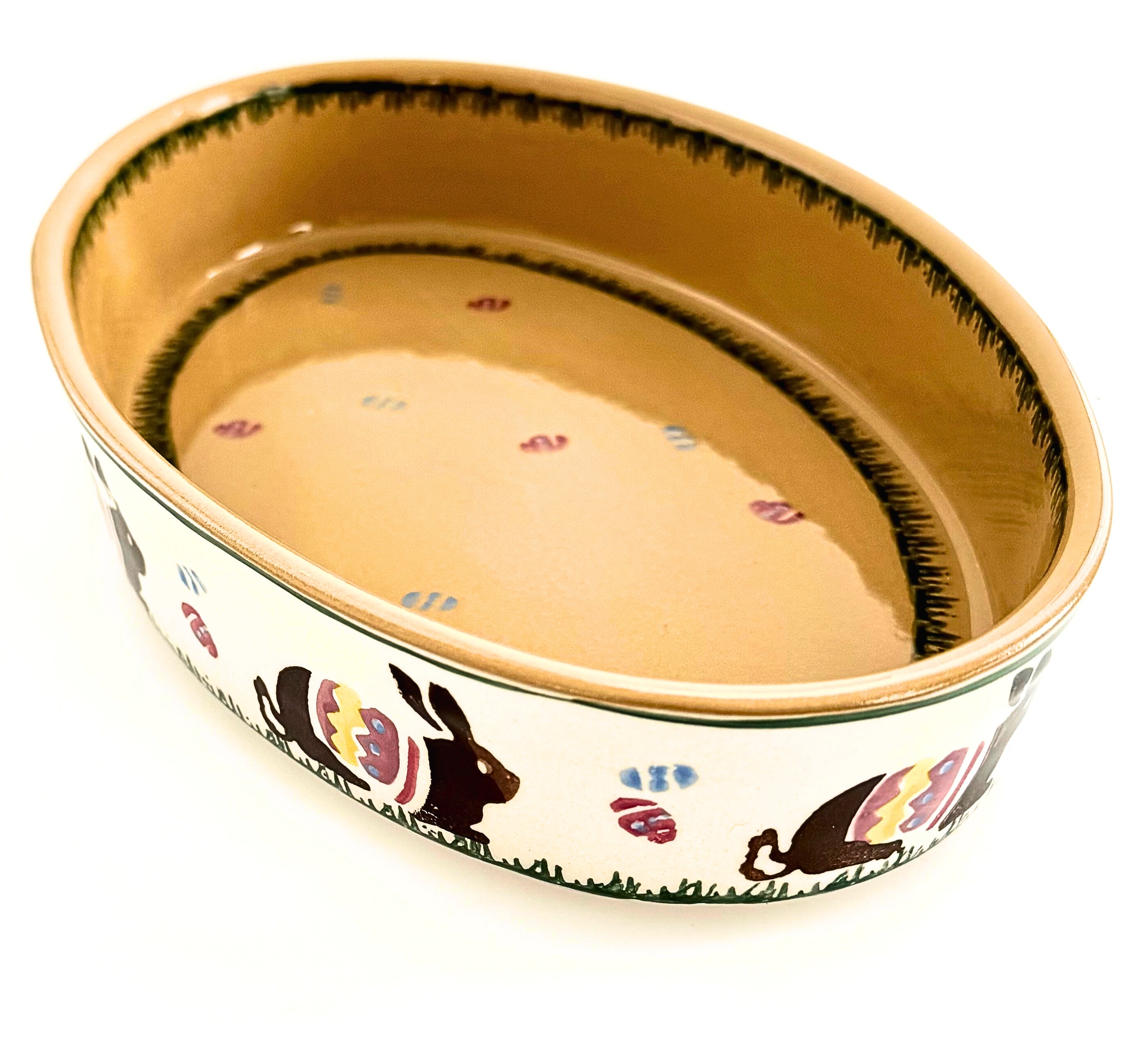 Easter Bunny Small Oval Dish | NicholasMosse.com