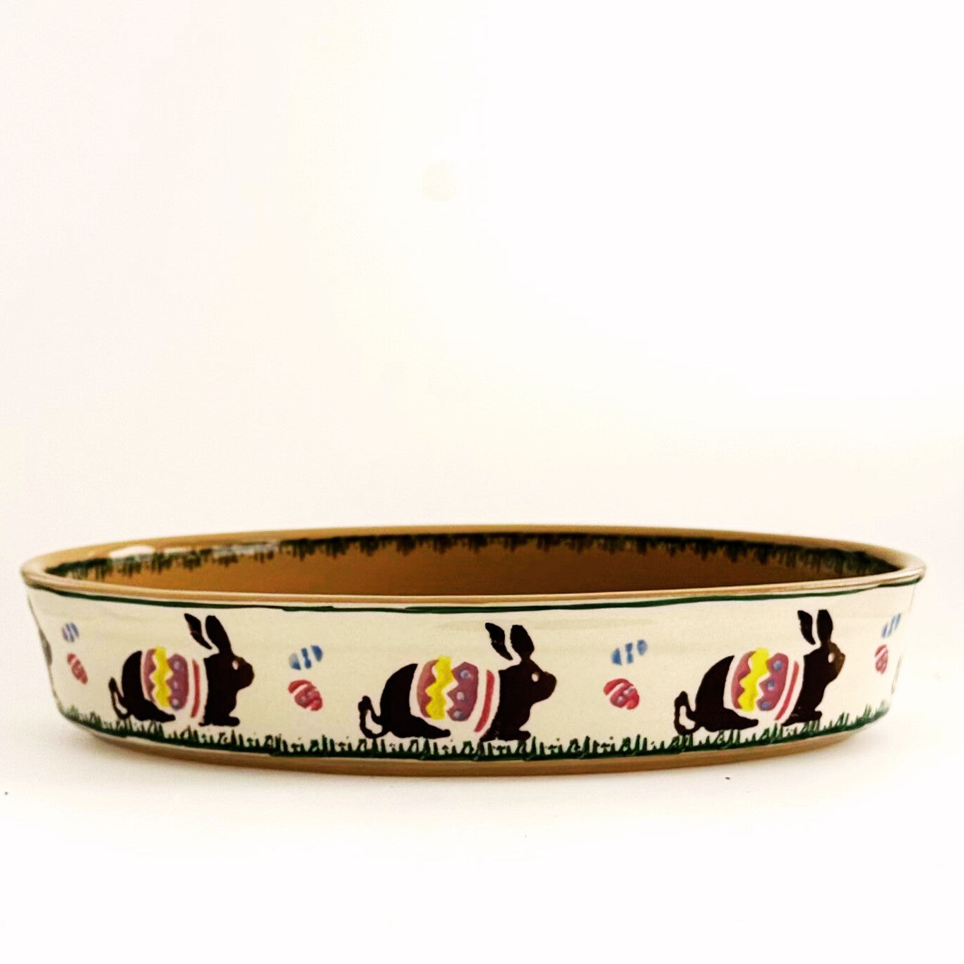 Easter Bunny Small Oval Dish | NicholasMosse.com