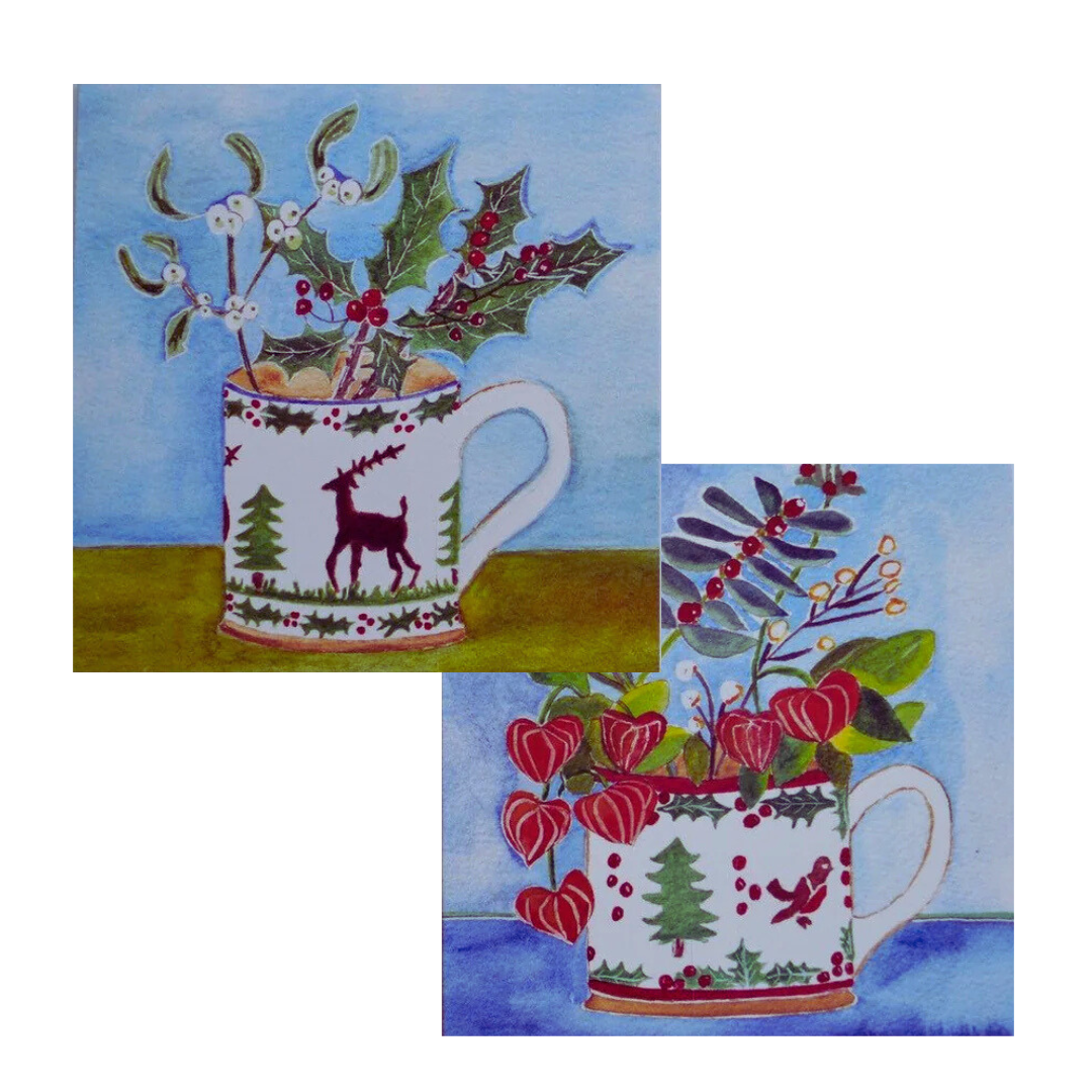 Christmas Greeting Cards Pack | Handcrafted Irish Pottery | NicholasMosse.com