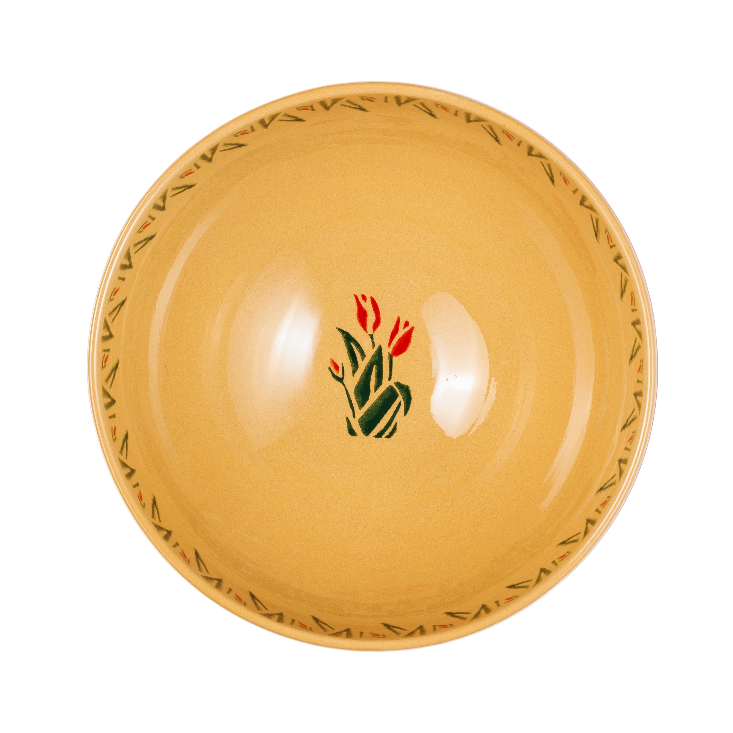 Large Bowl Red Blooms|Handmade Irish Design| NicholasMosse.com
