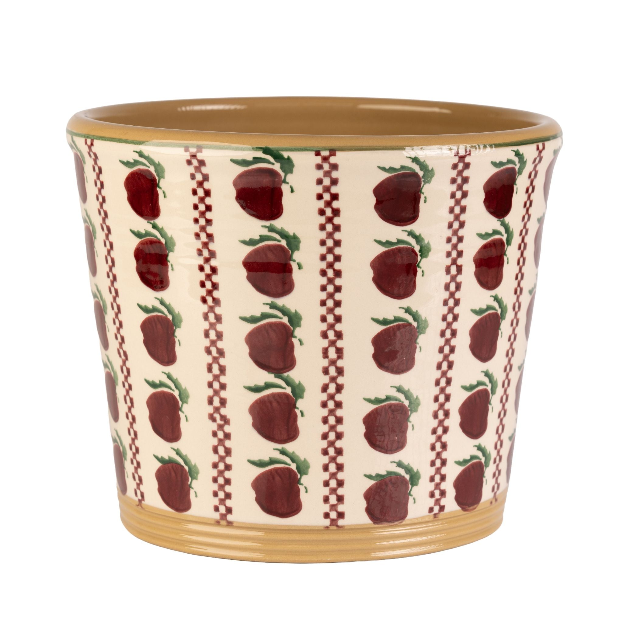 Large Cache Pot Indoor Apple | NicholasMosse.com