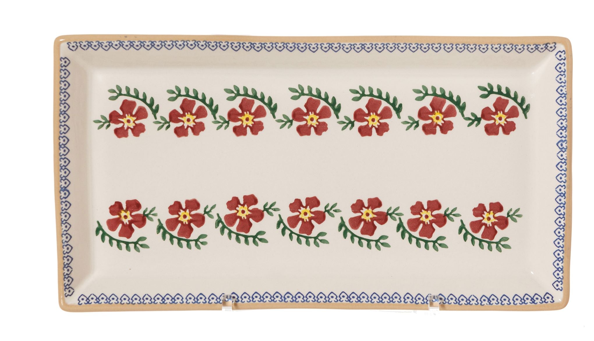 Large Rectangle Plate Old Rose | NicholasMosse.com
