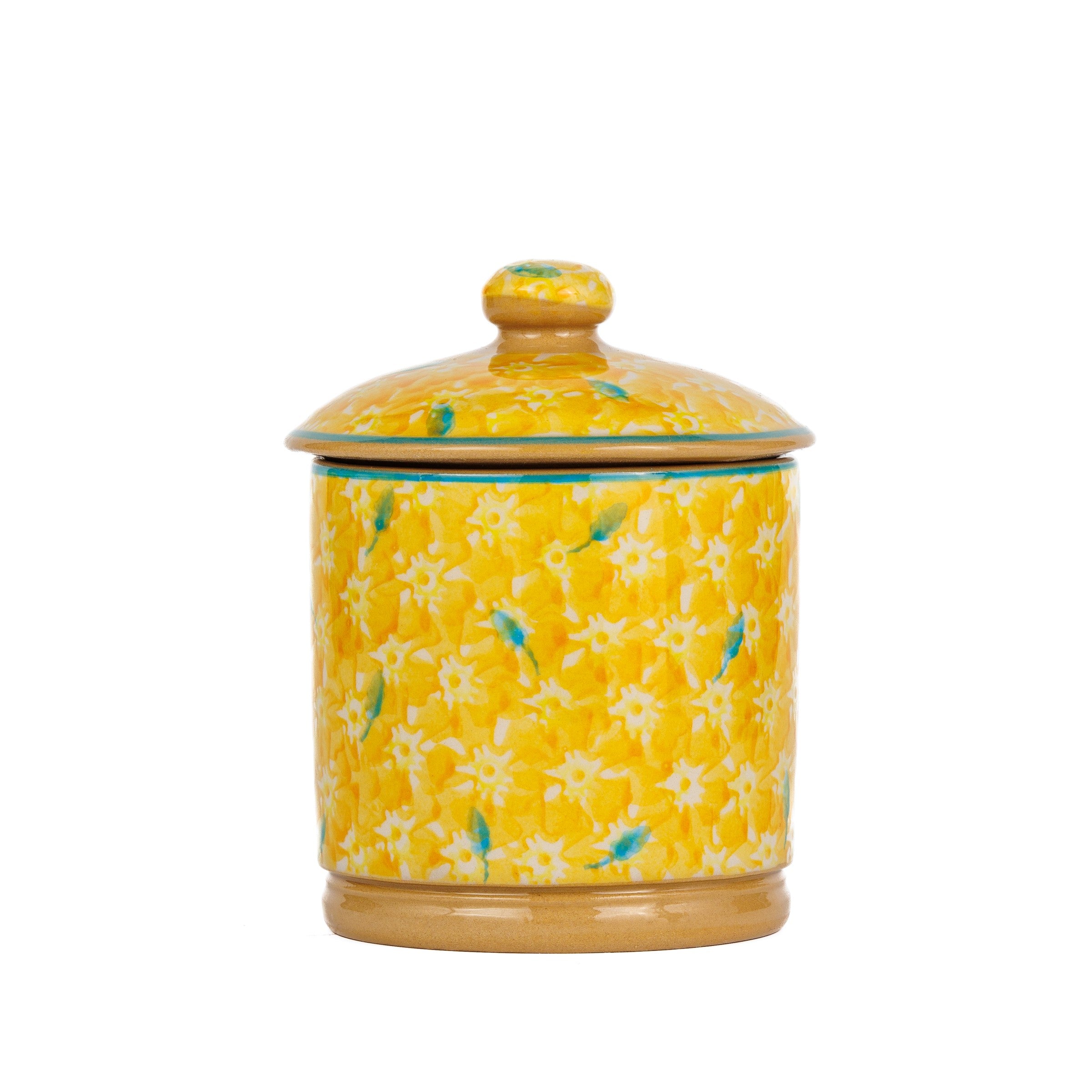 Lidded Sugar Bowl Lawn Yellow | NicholasMosse.com