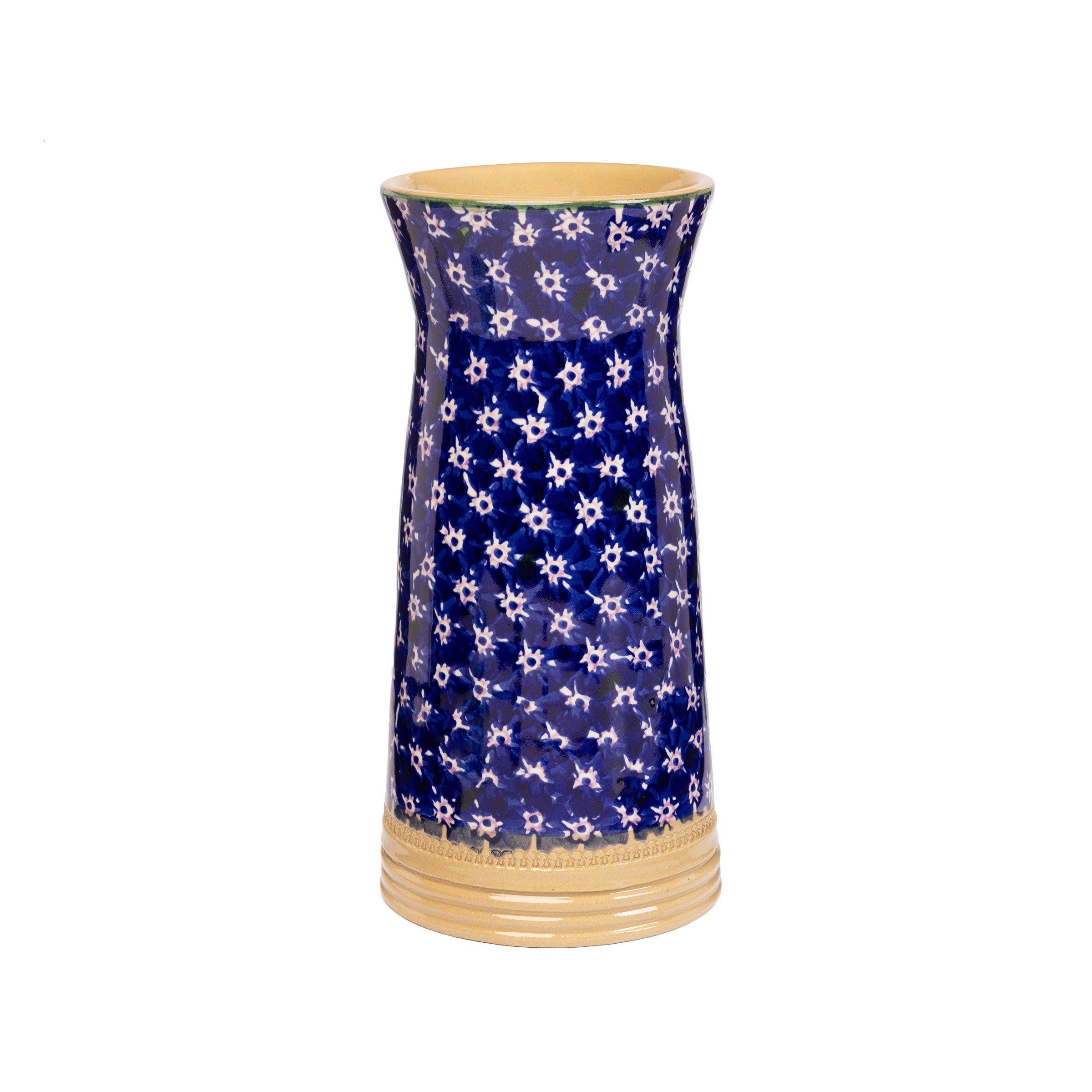 Medium Tapered Vase Lawn Dark Blue handmade Irish design by Nicholas Mosse Pottery Ireland