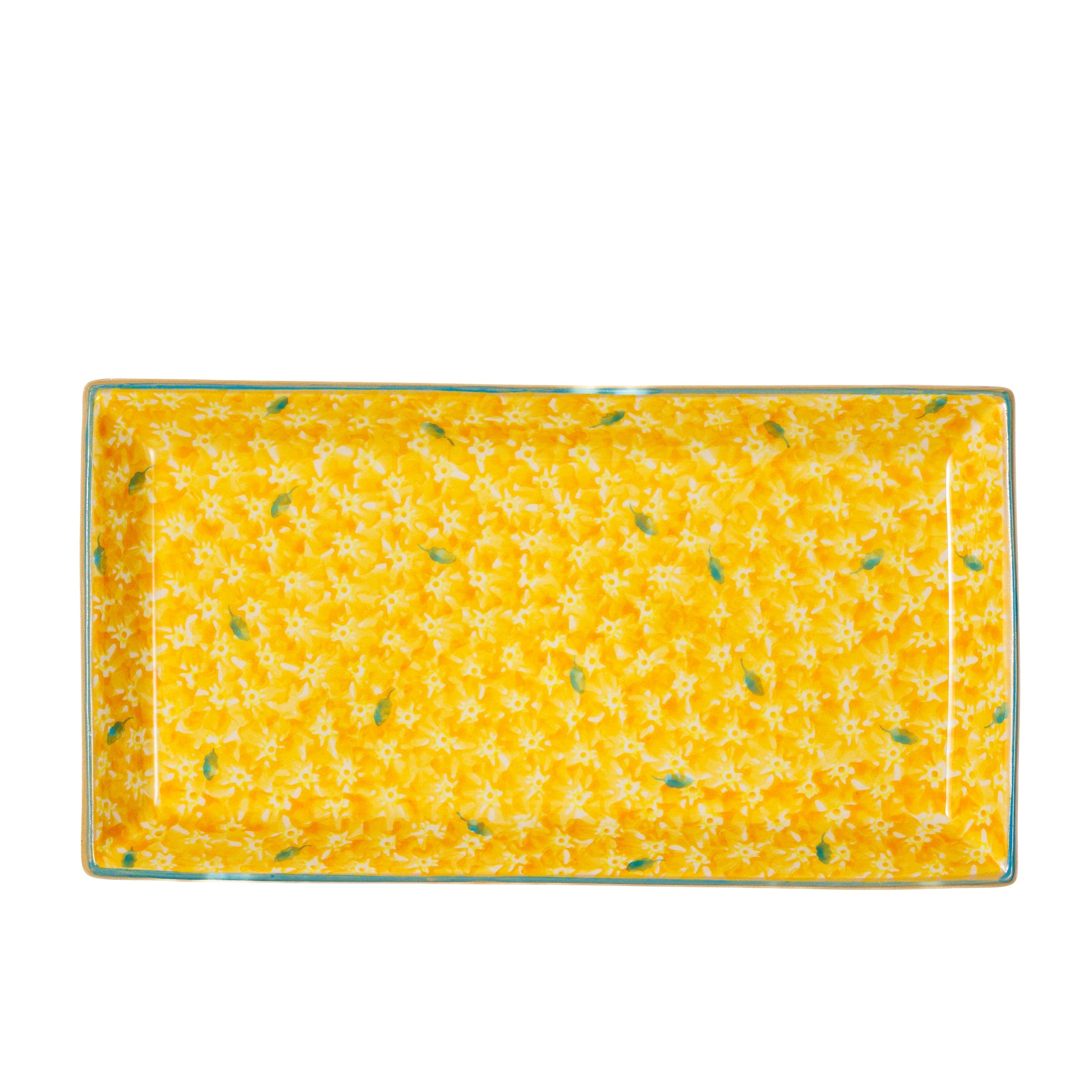 Nest Of 3 Rectangle Dishes Lawn Yellow | NicholasMosse.com