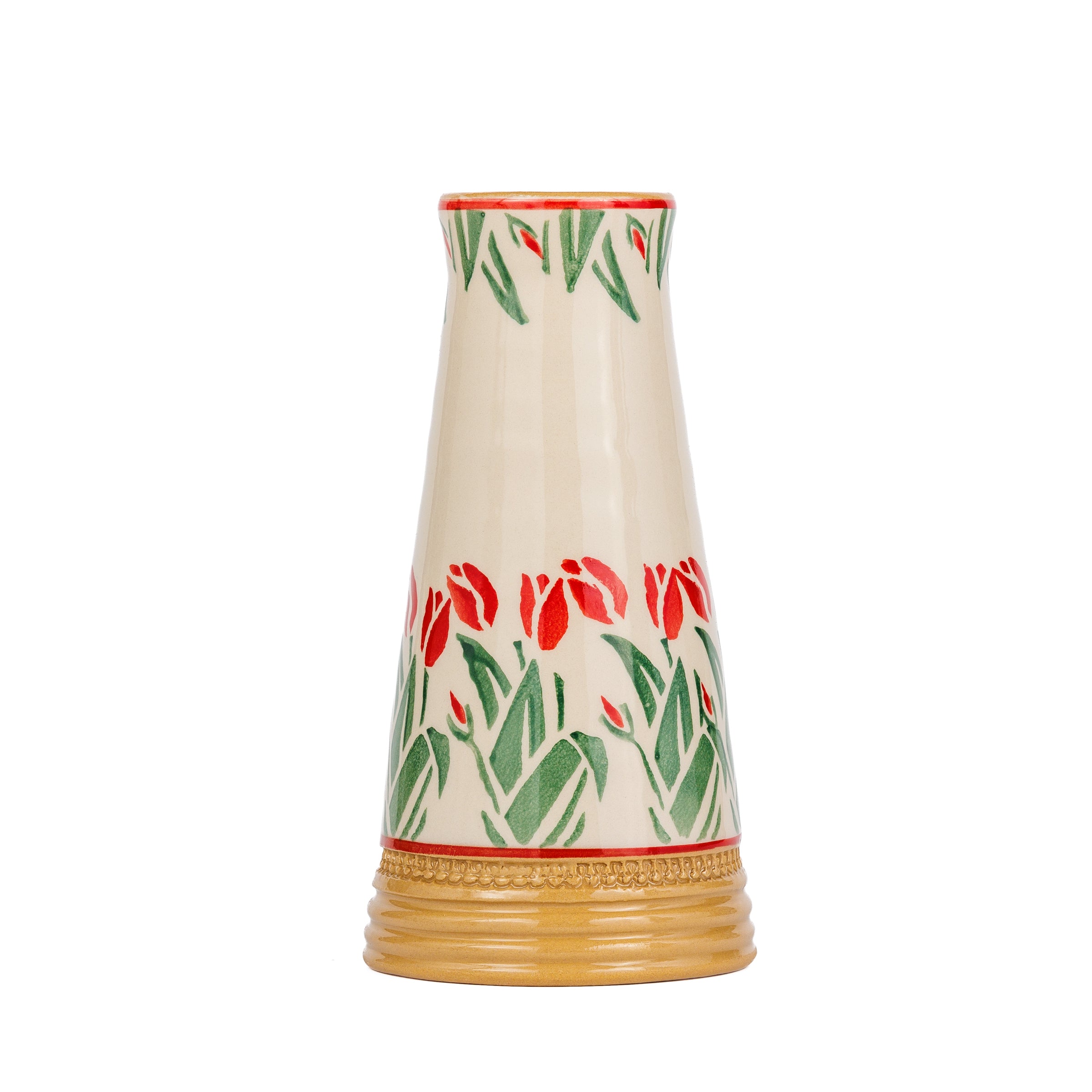 Small Tapered Vase Red blooms | NicholasMosse.com