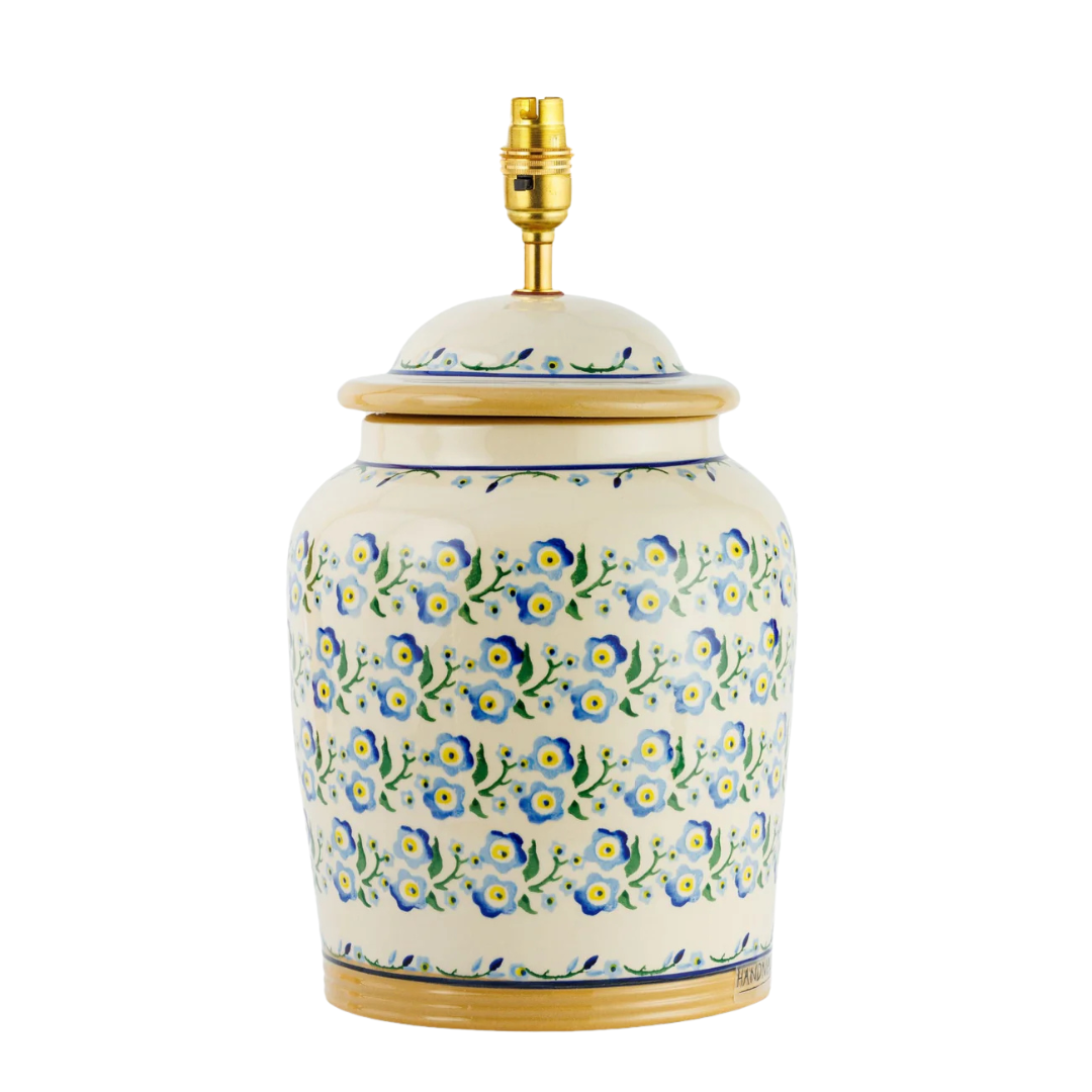 Tall Lamp Forget Me Not Base Only | NicholasMosse.com