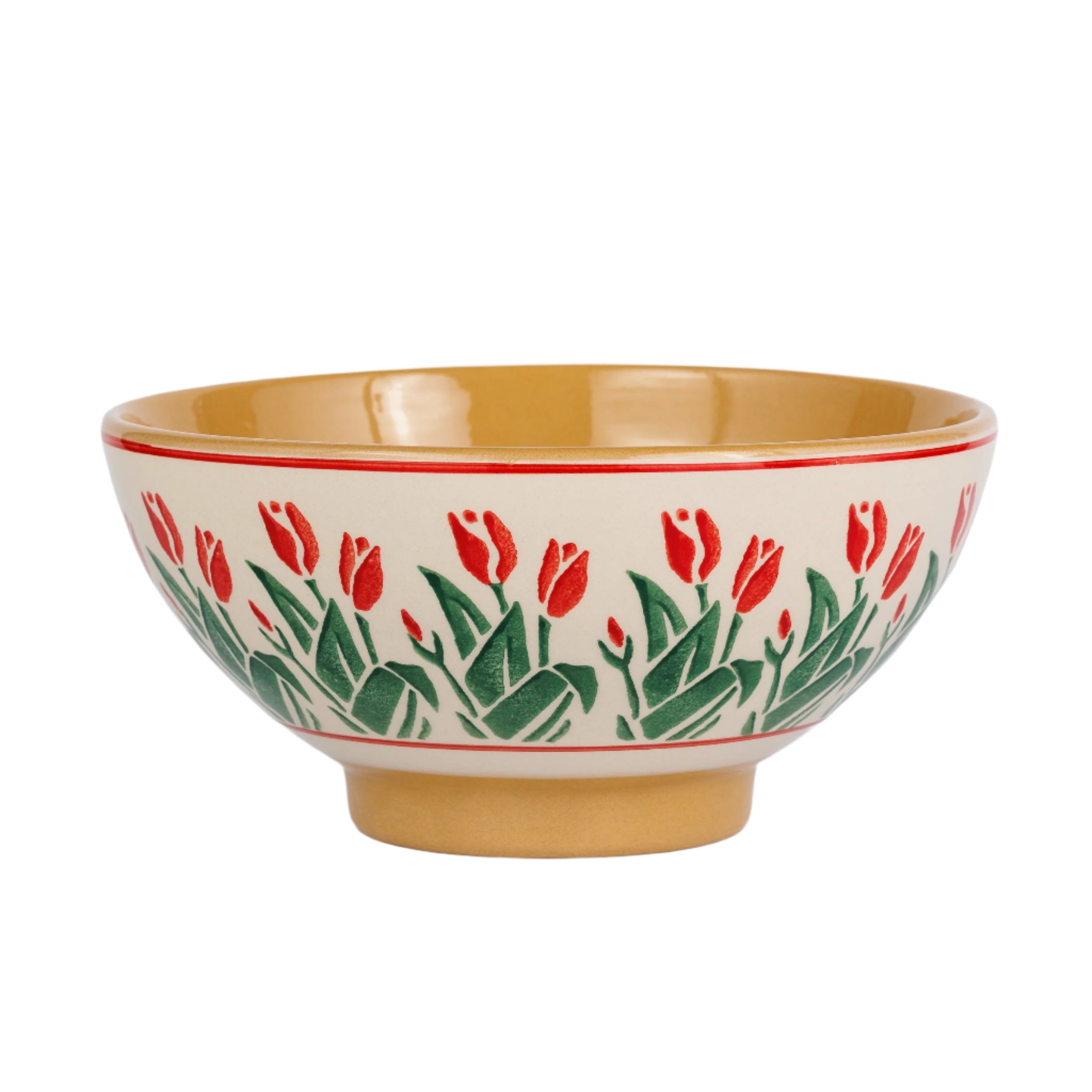 Vegetable Bowl Red Blooms|Handcrafted Irish Design |NicholasMosse.com