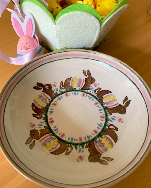 Everyday Bowl Easter 2020 spongeware pottery by Nicholas Mosse, Ireland - Handmade Irish Craft - nicholasmosse.com