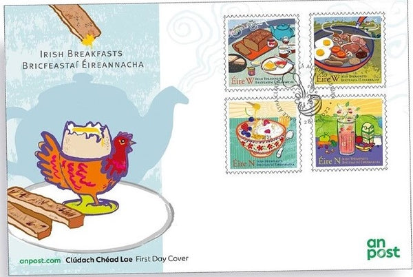 An Post Breakfast Stamps Ailbhe Dollard featuring Nicholas Mosse Stamp