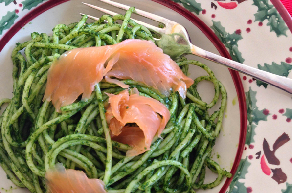 SUSAN MOSSE'S GREEN SPAGHETTI