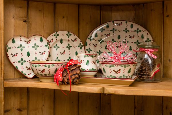 Our superb Christmas Collection collection from NicholasMosse.com, handcrafted Irish spongeware pottery from Kilkenny