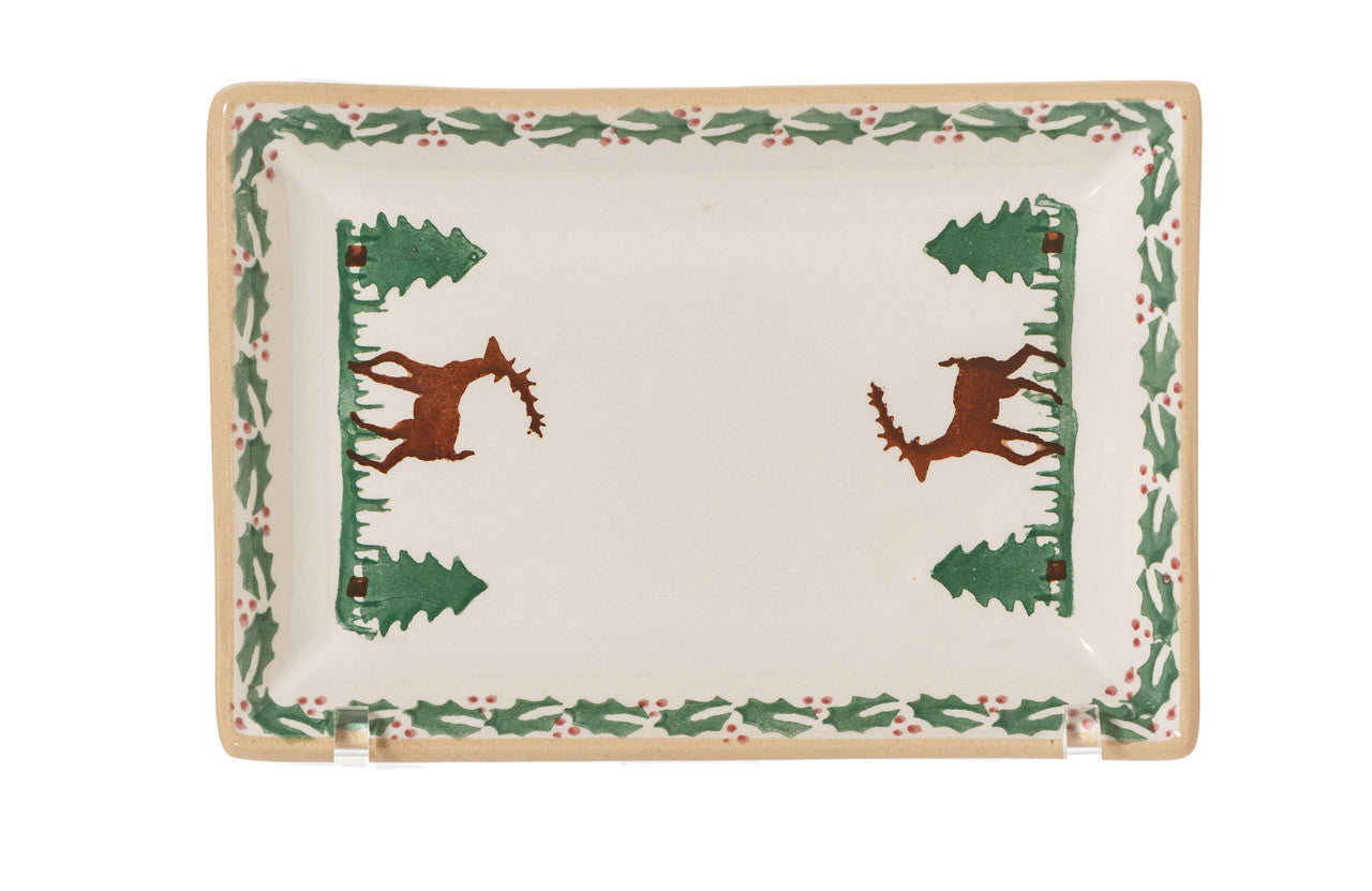 Our superb Small Rectangular Plates collection from NicholasMosse.com, handcrafted Irish spongeware pottery from Kilkenny