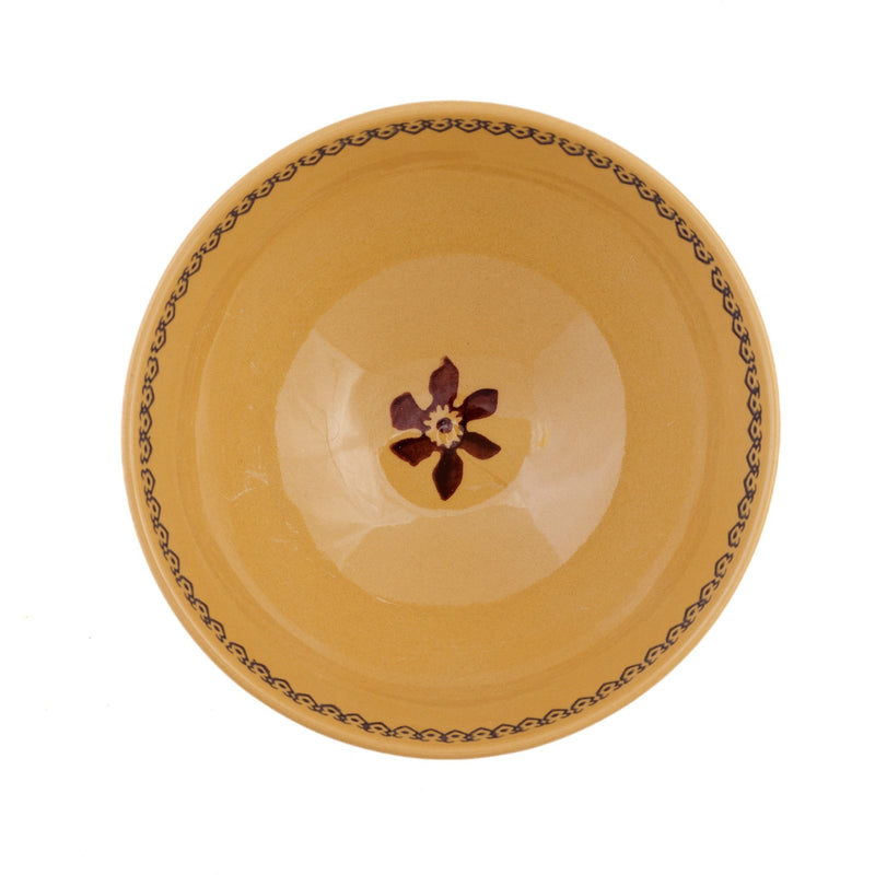 Medium Bowl Clematis Inside View handcrafted spongeware by Nicholas Mosse Pottery Ireland