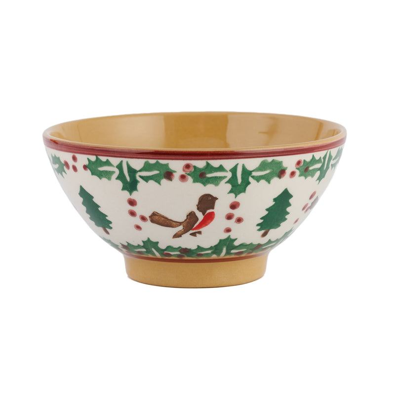 Small Bowl Winter Robin handmade Irish design by Nicholas Mosse Pottery Ireland