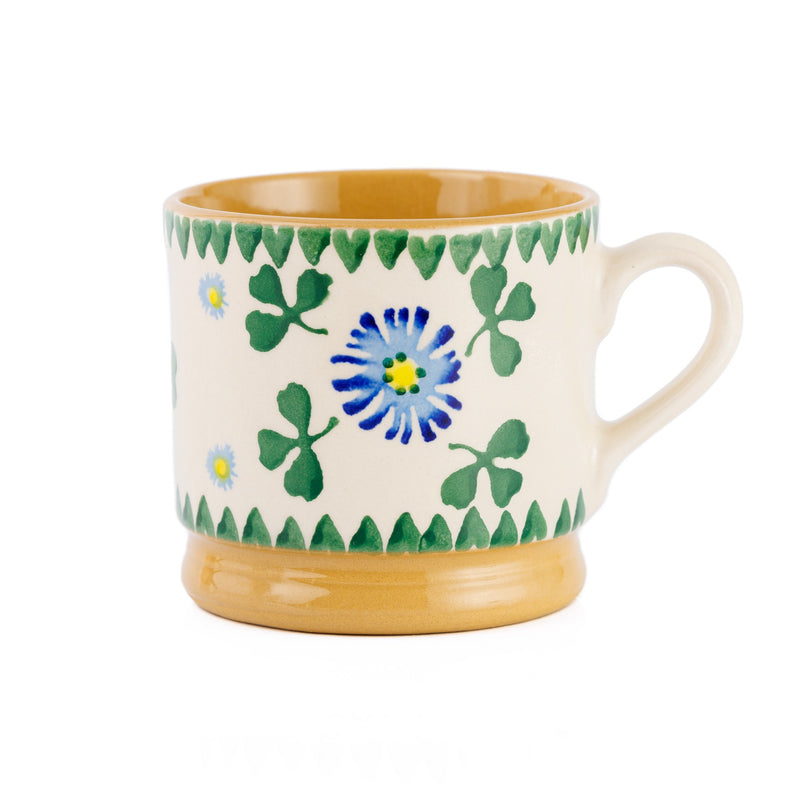 Small Mug Clover Nicholas Mosse Pottery handcrafted spongeware Ireland