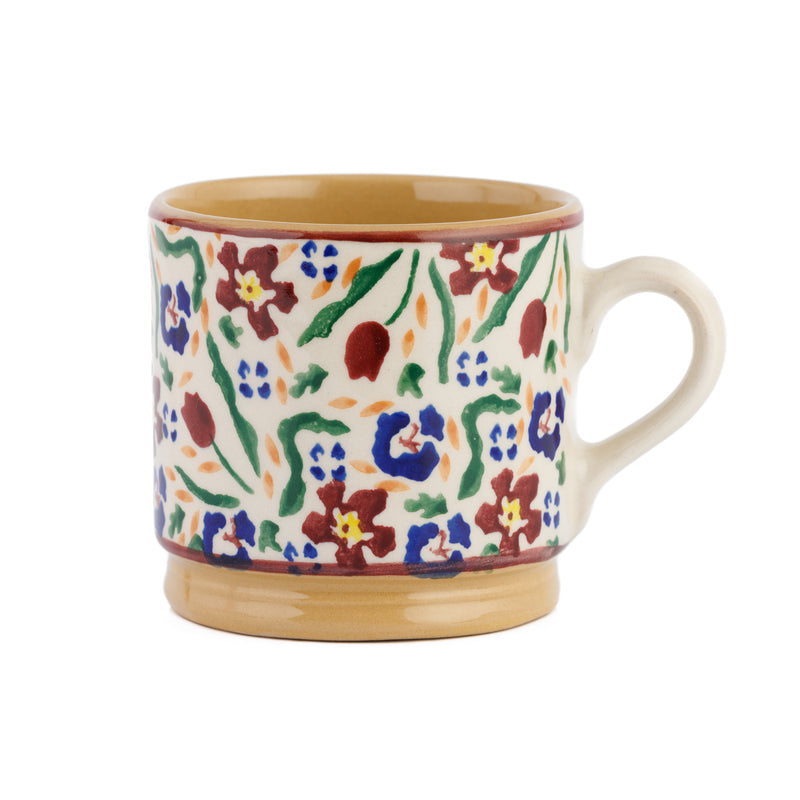 Small Mug Wild Flower Meadow handcrafted spongeware Nicholas Mosse Pottery Ireland