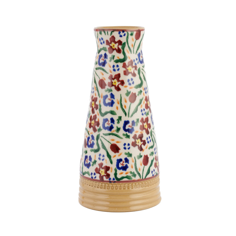Small Tapered Vase Wild Flower Meadow Nicholas Mosse Pottery handcrafted spongeware Ireland