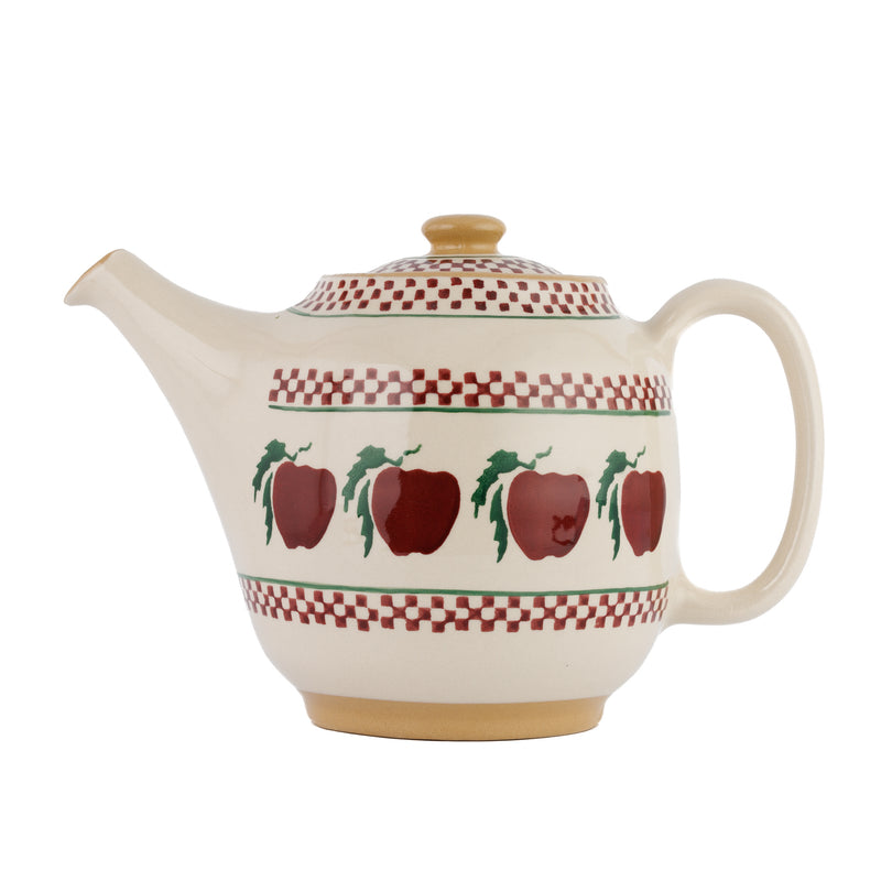 Teapot Apple handcrafted spongeware Nicholas Mosse Pottery Ireland