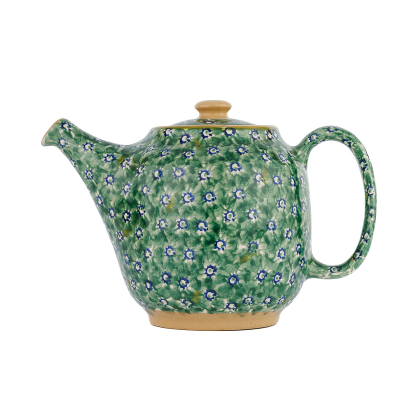 Teapot Green Lawn handcrafted spongeware Nicholas Mosse Pottery Ireland
