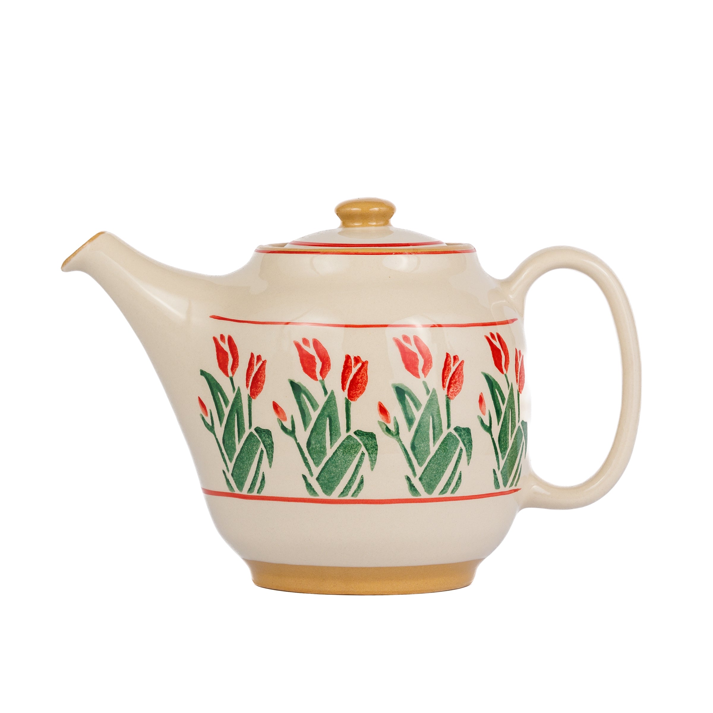 Teapot Red Blooms handmade Irish design Nicholas Mosse Pottery Ireland