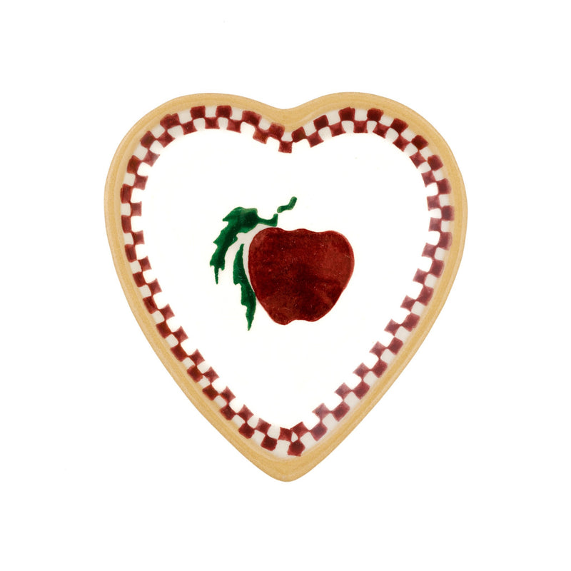 Tiny Heart Plate Apple handmade Irish design Nicholas Mosse Pottery Ireland