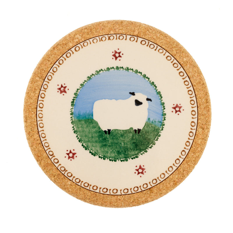 Trivet Sheep handmade Irish design Nicholas Mosse Pottery Ireland
