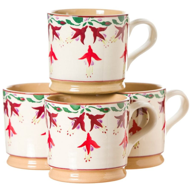 4 Large Mugs Fuchsia | NicholasMosse.com