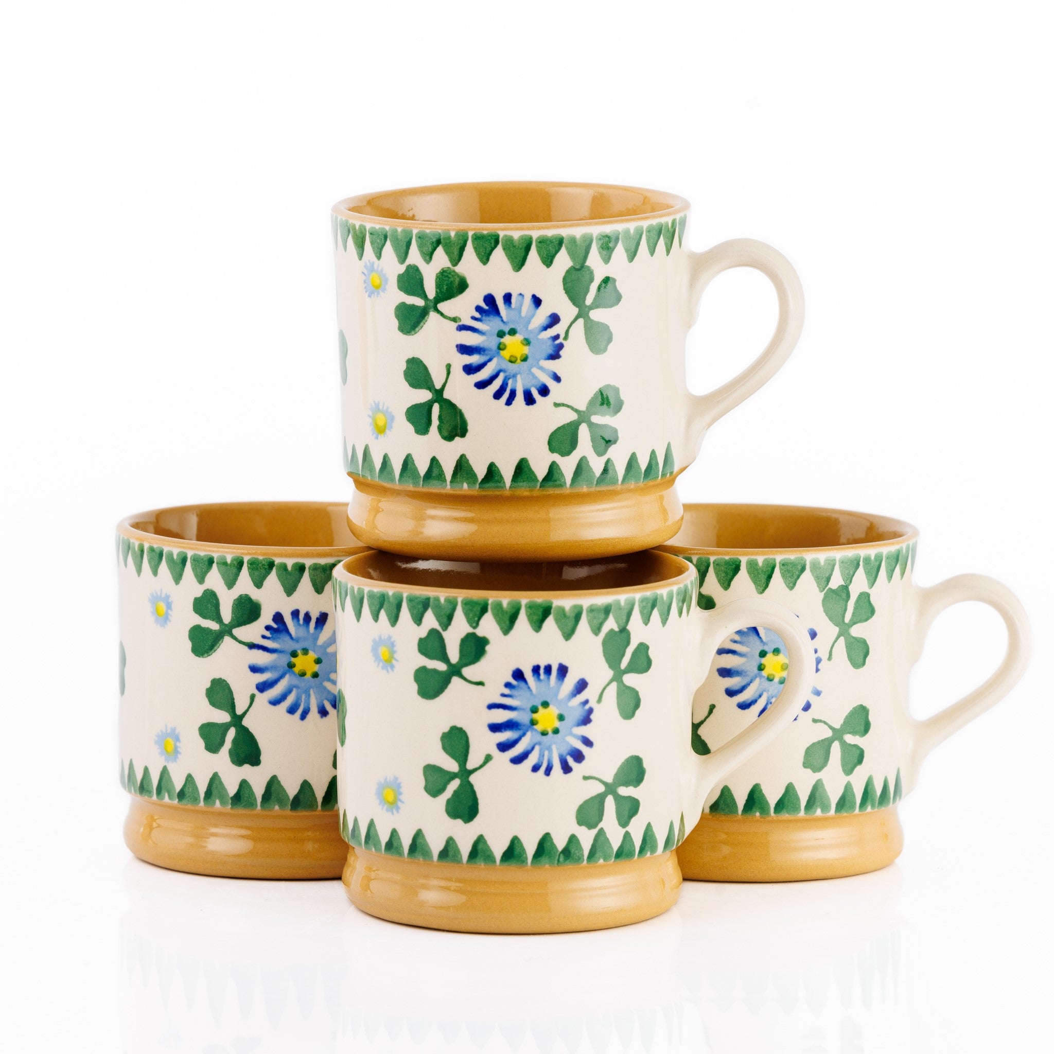 4 Small Mugs Clover | NicholasMosse.com