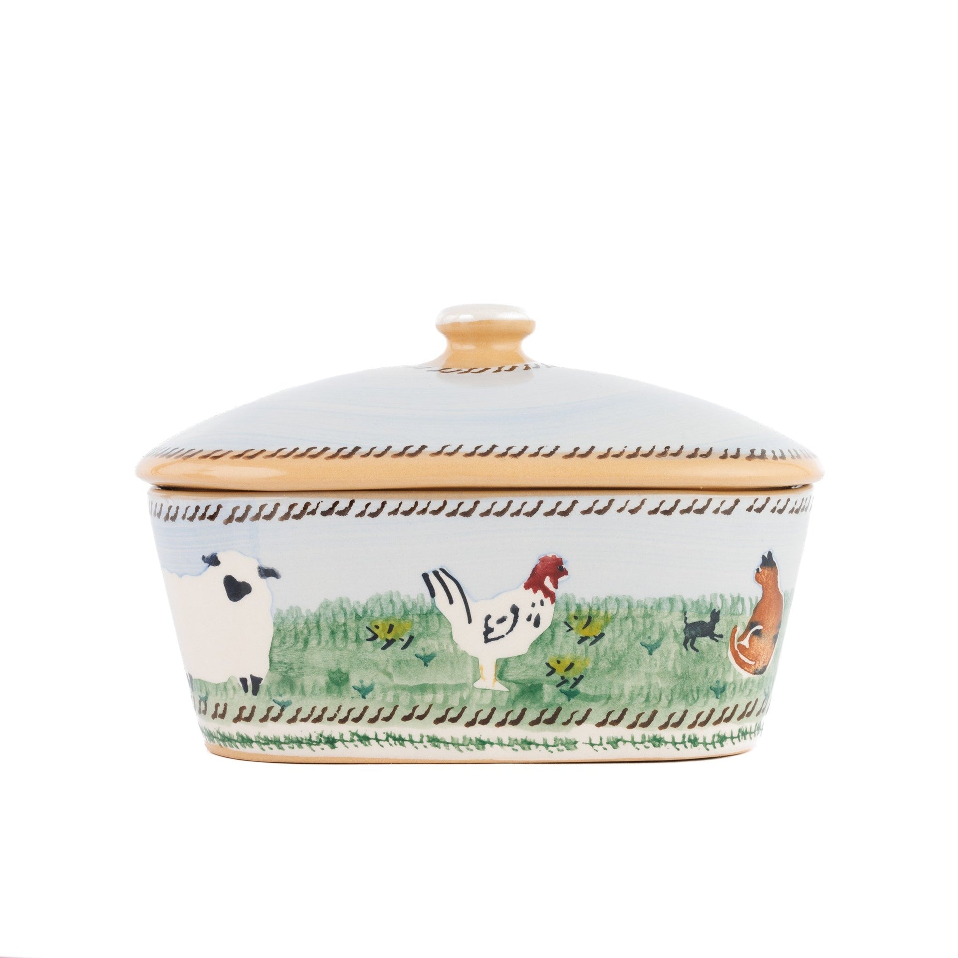 Covered Butterdish | Assorted Animals