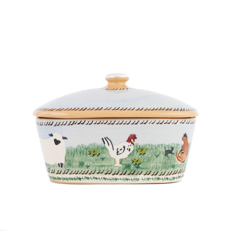 Covered Butterdish Assorted Animals | NicholasMosse.com