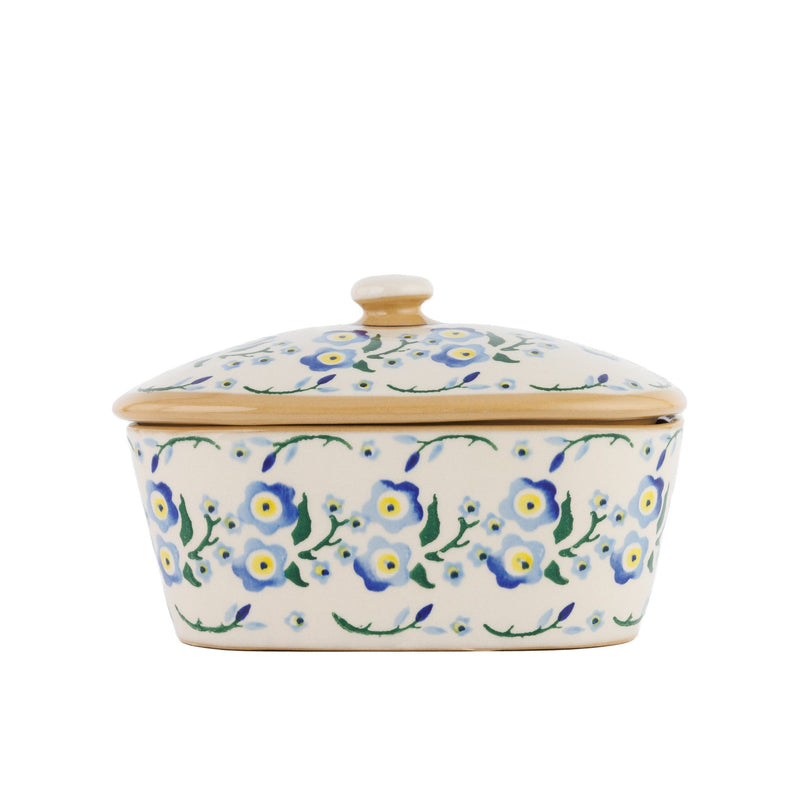 Covered Butterdish Forget Me Not | NicholasMosse.com