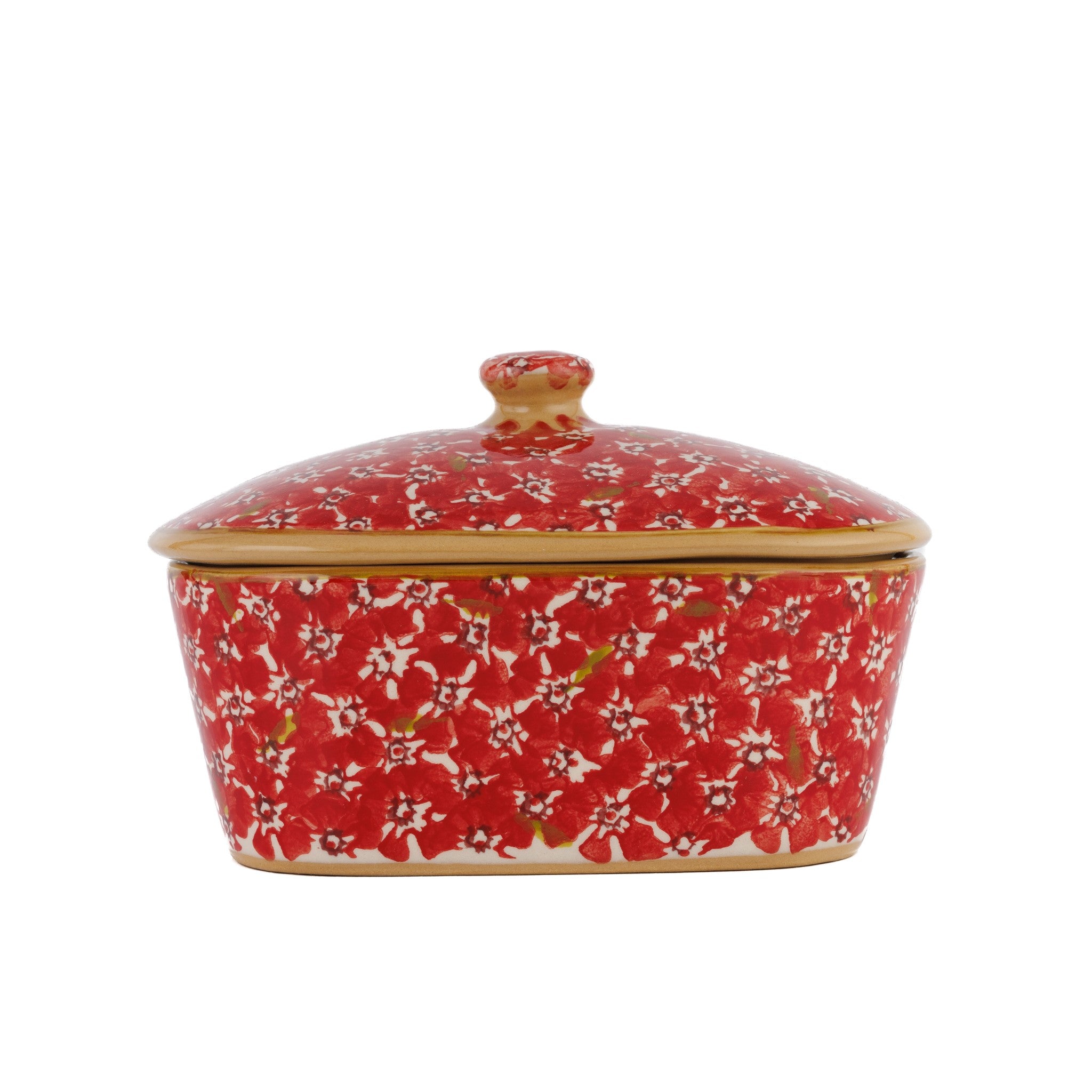 Covered Butterdish Lawn Red | NicholasMosse.com