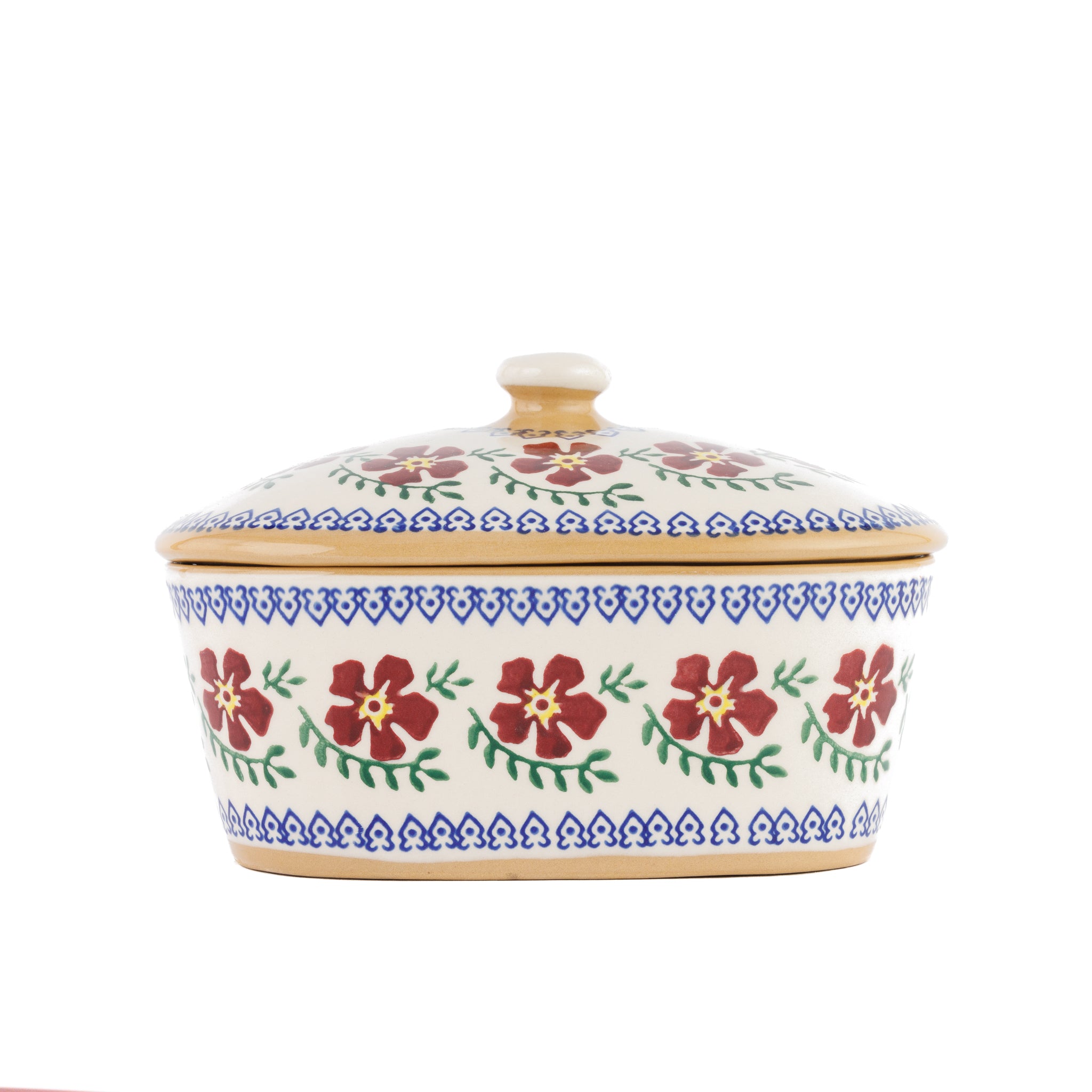 Covered Butterdish Old Rose | NicholasMosse.com