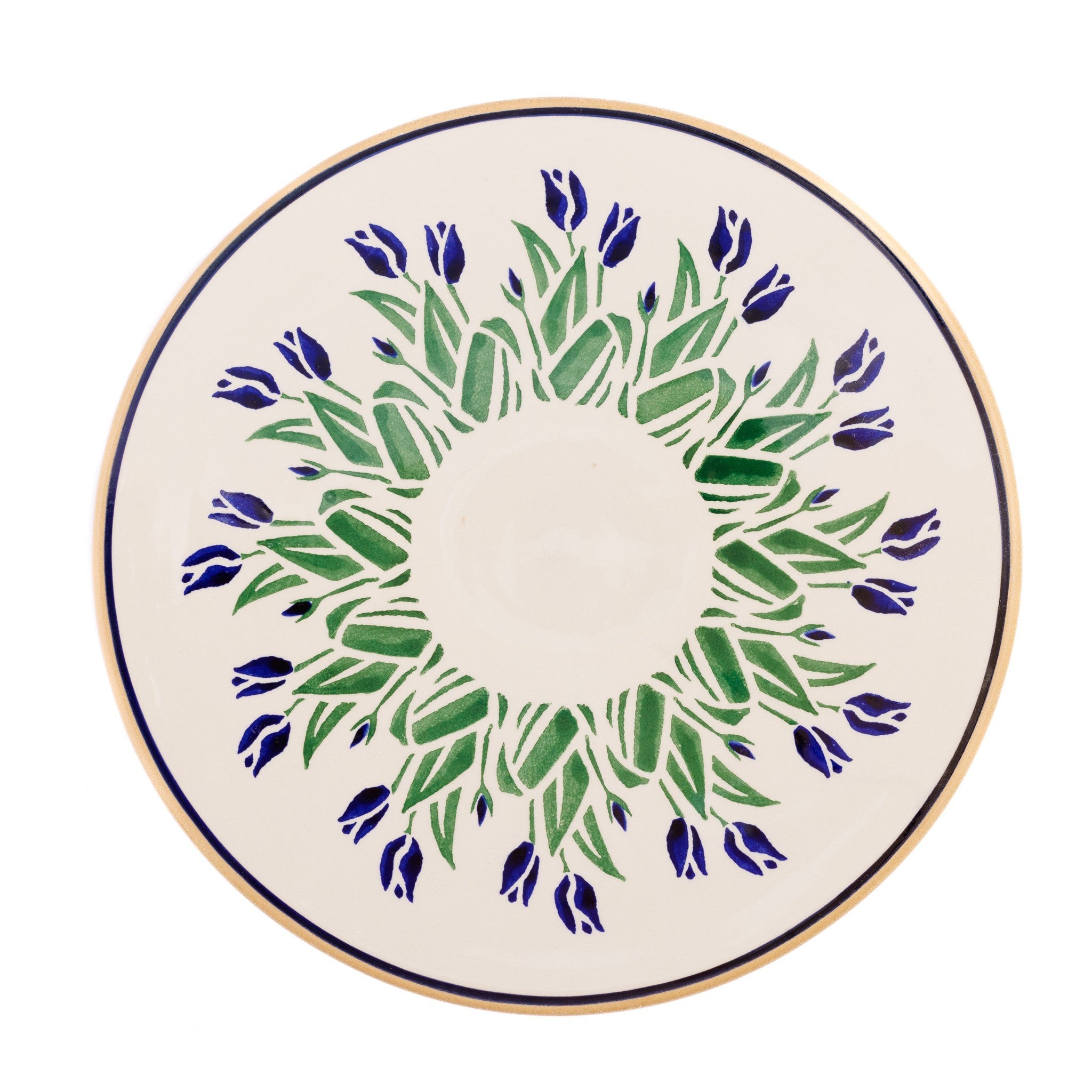 Everyday Plate Blue Blooms | NicholasMosse.com