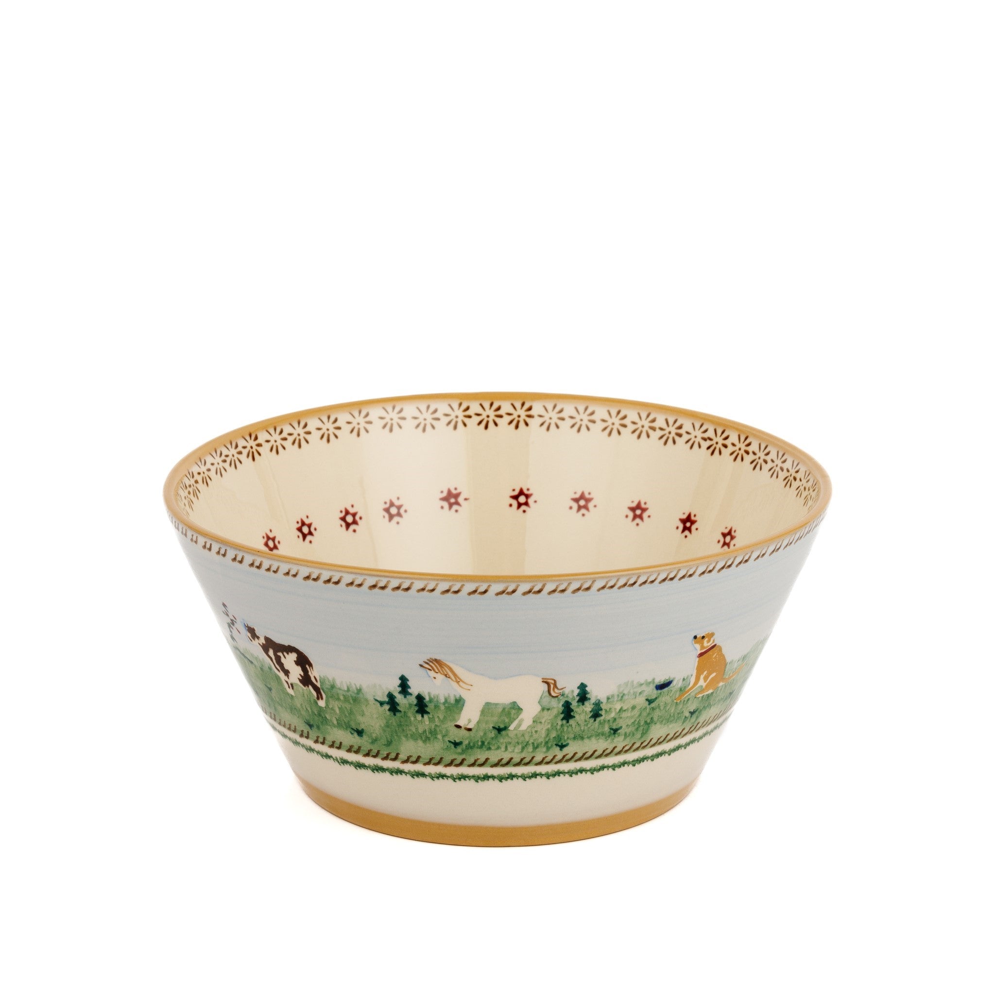 Large Angled Bowl Assorted Landscape | NicholasMosse.com