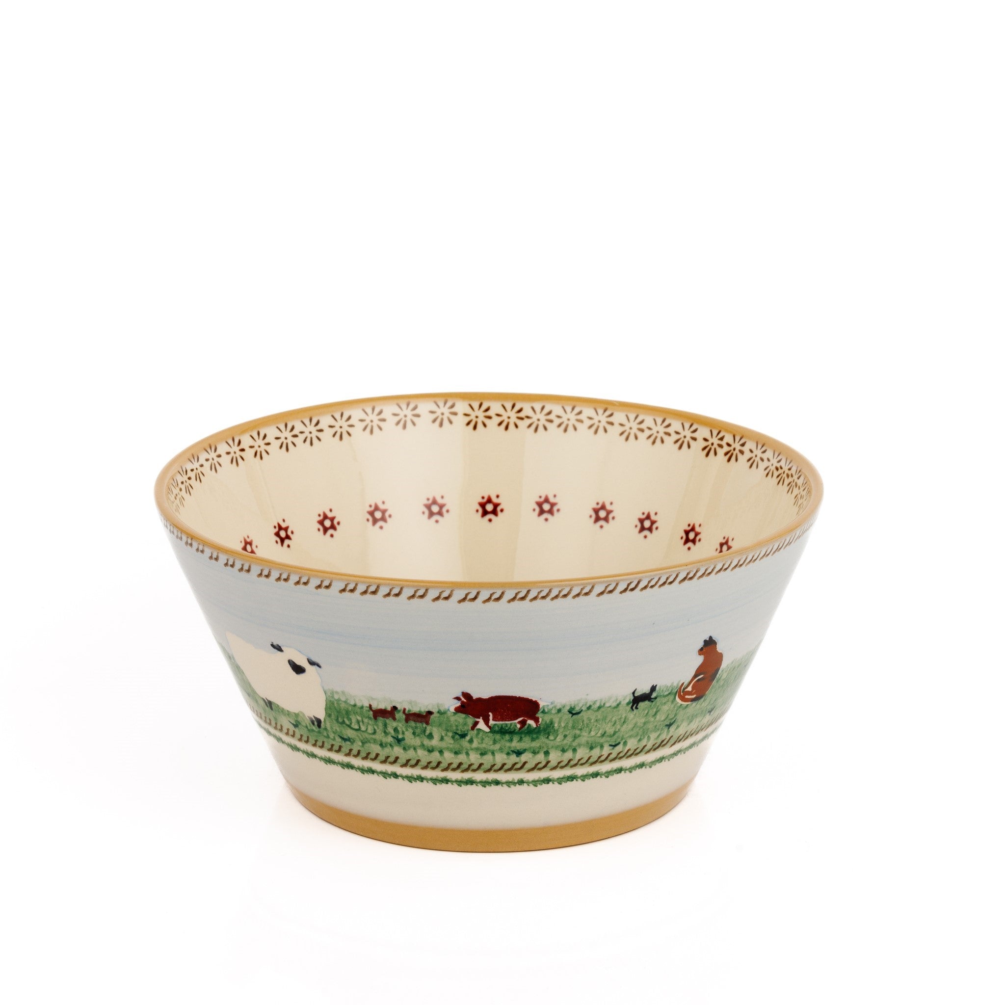 Large Angled Bowl Assorted Landscape | NicholasMosse.com