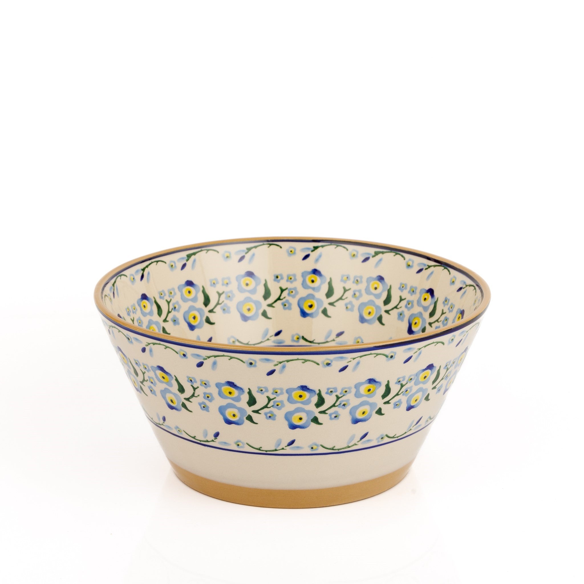 Large Angled Bowl Forget Me Not | NicholasMosse.com