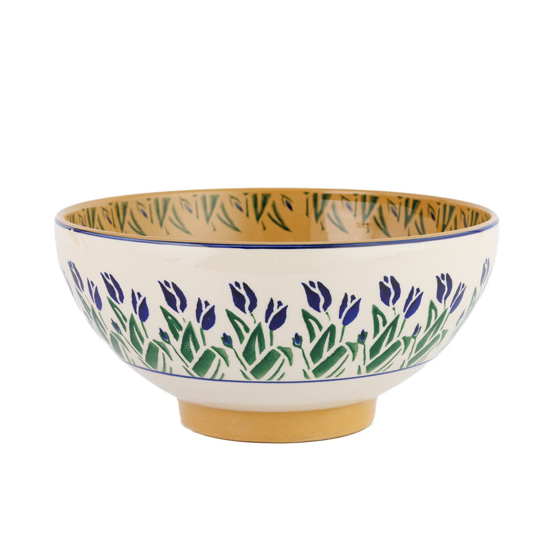 Large Bowl Blue Blooms | NicholasMosse.com