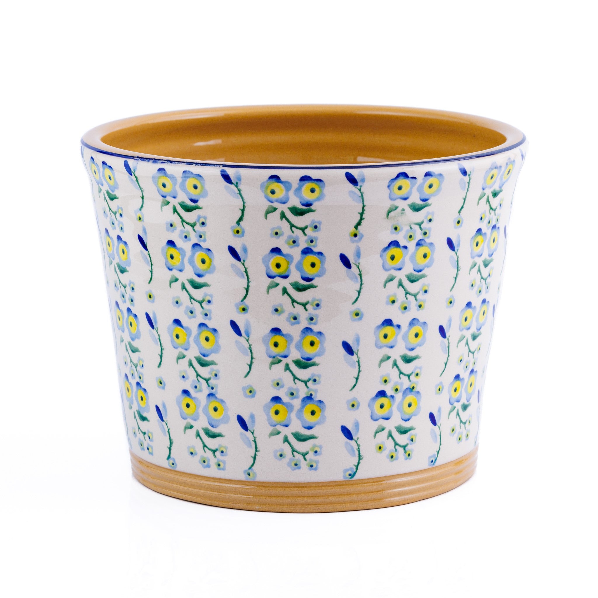 Large Cache Pot Indoor Forget Me Not | NicholasMosse.com