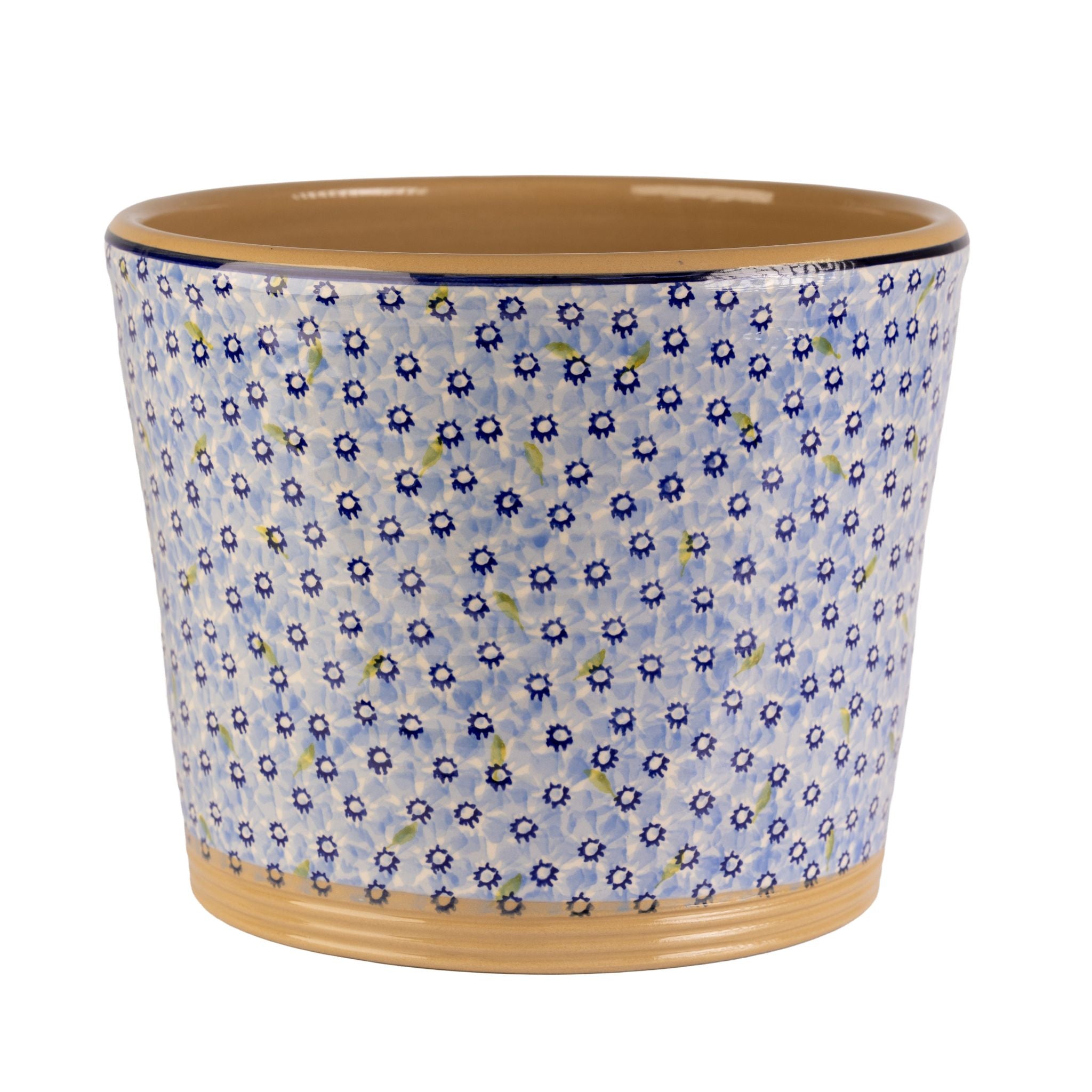 Large Cache Pot Lawn Indoor Light Blue| NicholasMosse.com