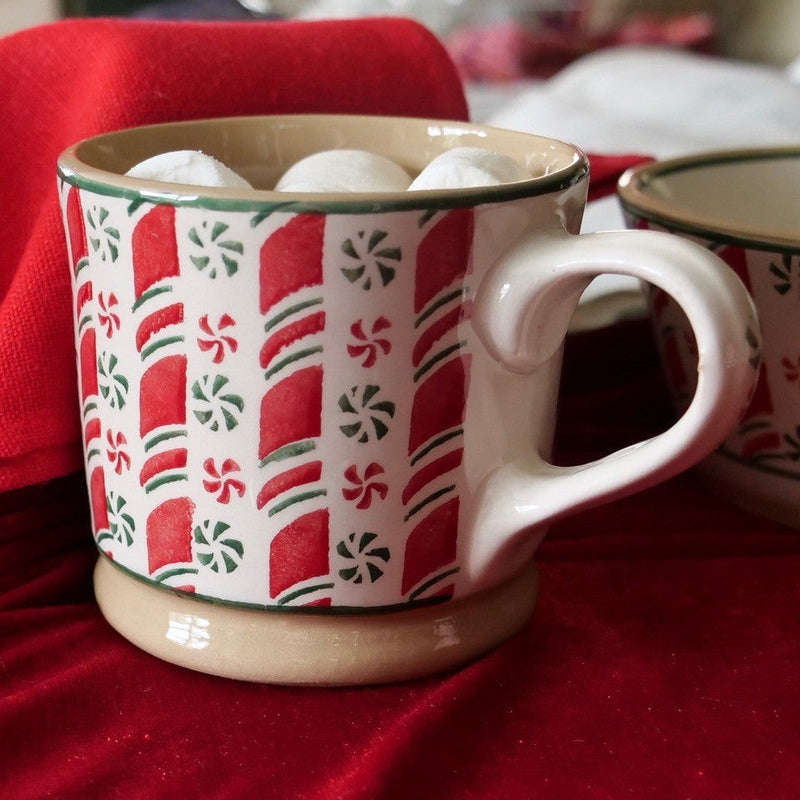 Large Mug Candy Cane Christmas 2021 | NicholasMosse.com