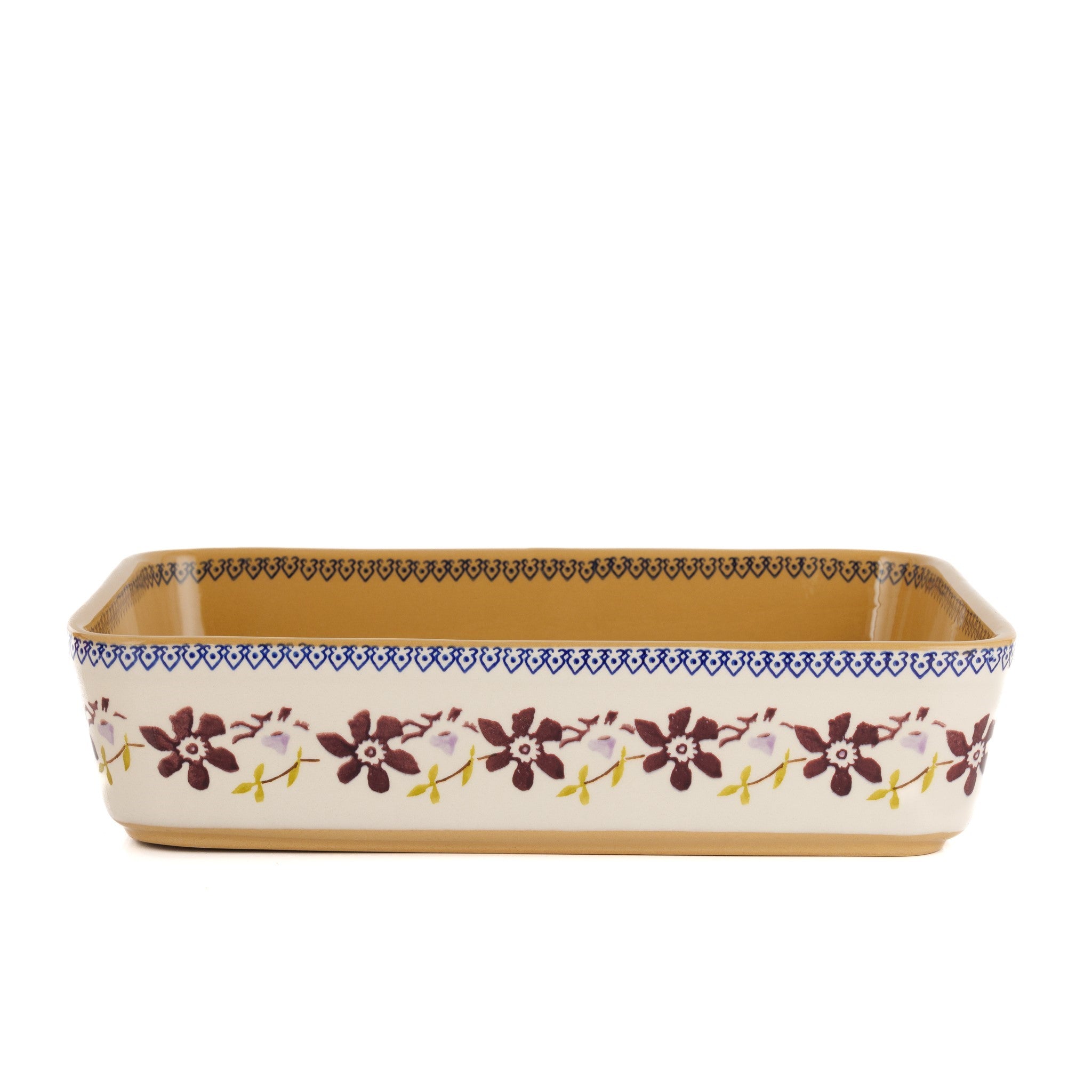 Large Rectangular Oven Dish Clematis | NicholasMosse.com