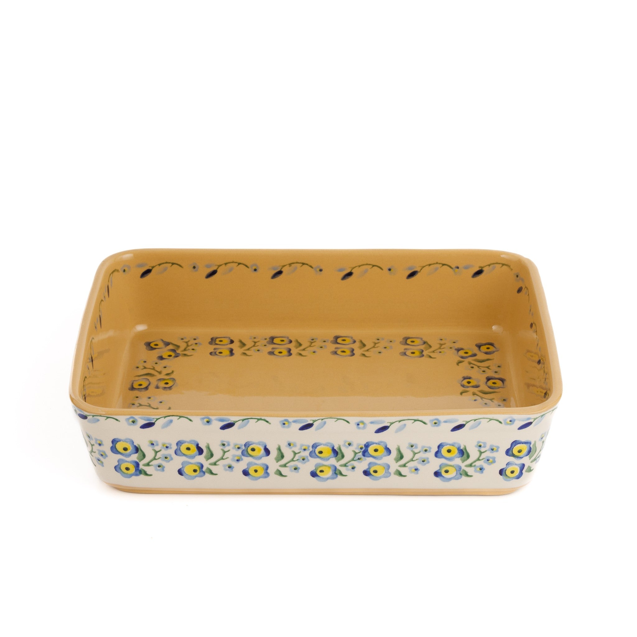 Large Rectangular Oven Dish Forget Me Not | NicholasMosse.com