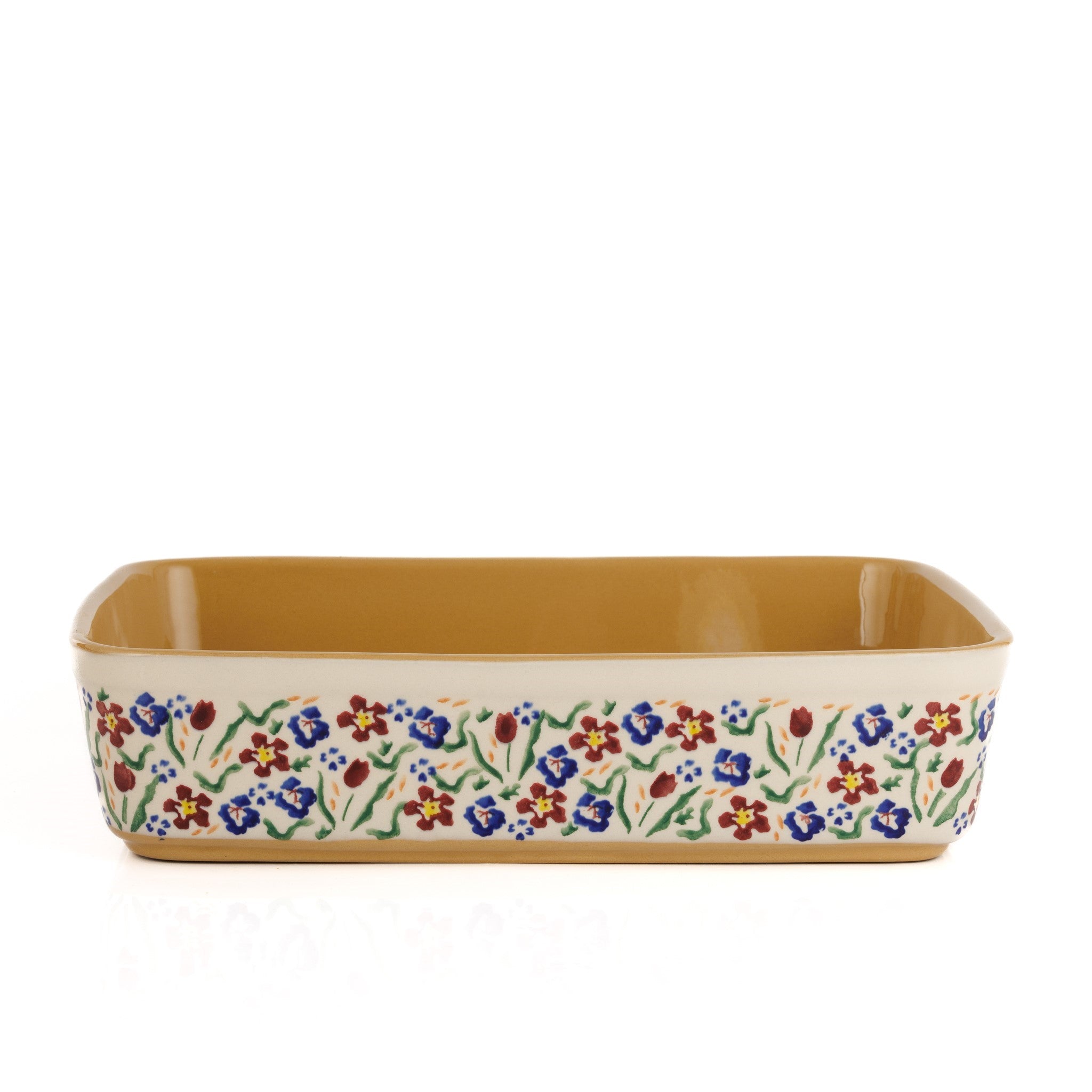 Large Rectangular Oven Dish Wild Flower Meadow | NicholasMosse.com