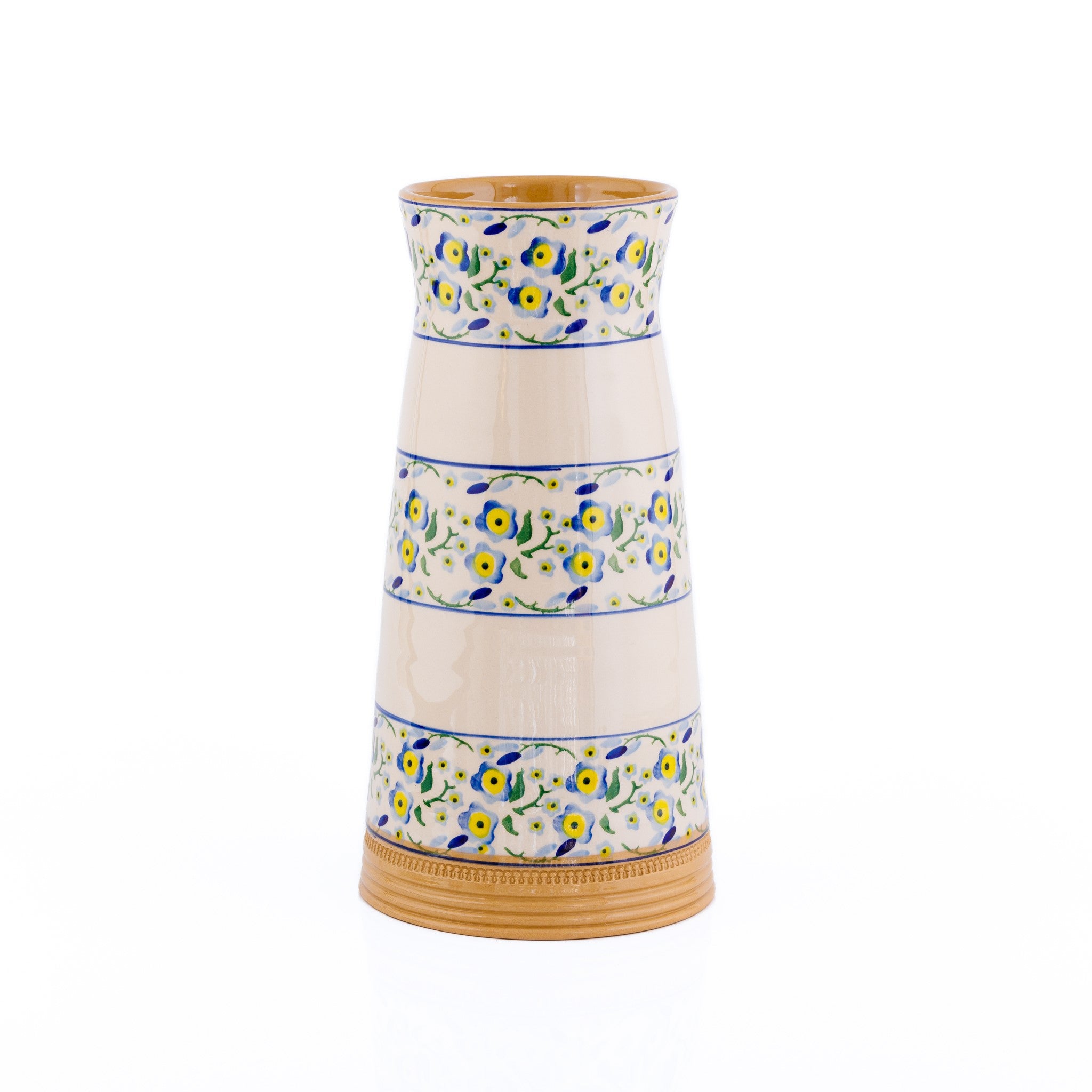 Large Tapered Vase Forget Me Not| NicholasMosse.com